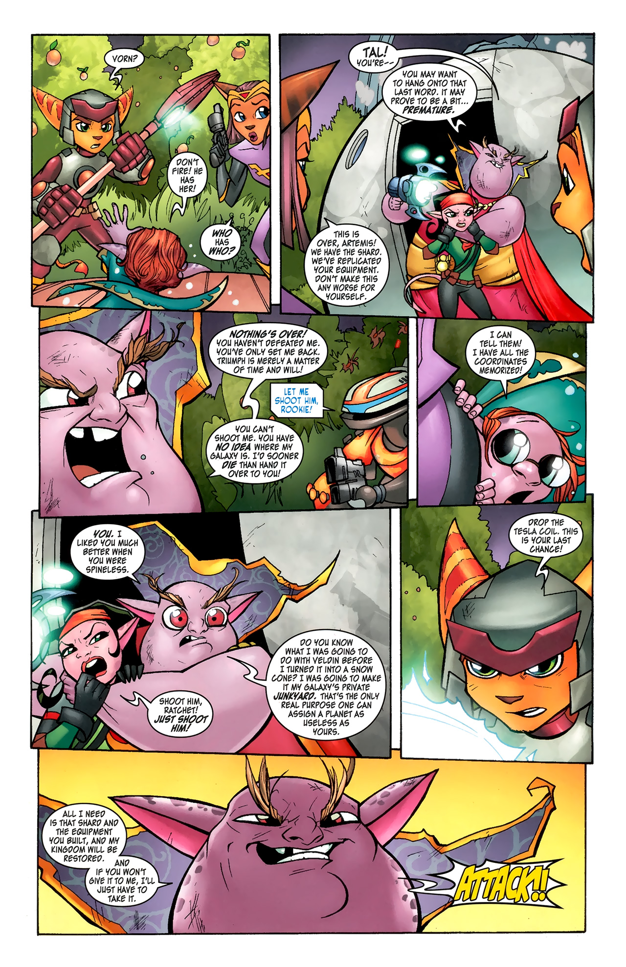 Read online Ratchet & Clank comic -  Issue #6 - 7