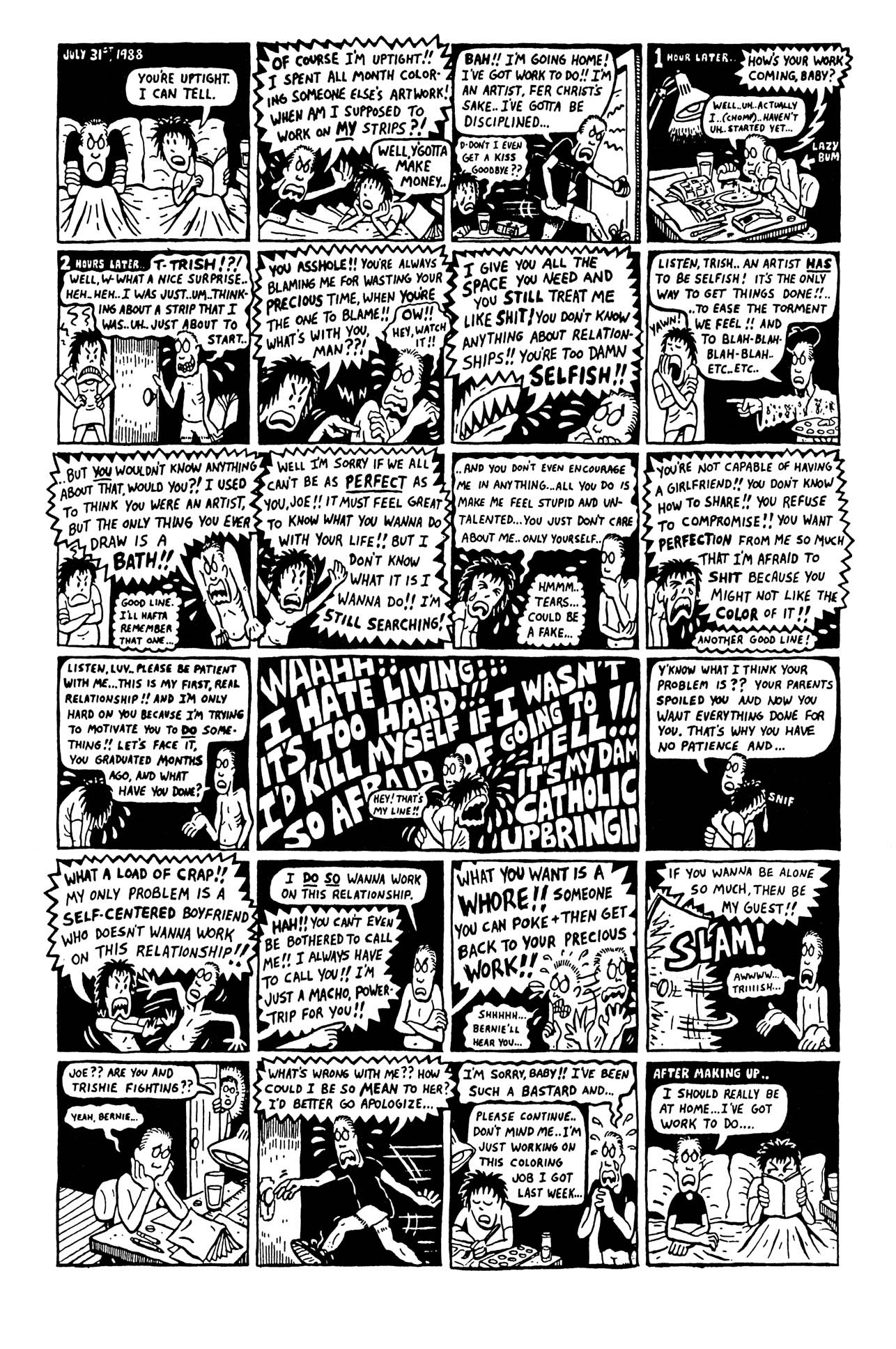 Read online Peepshow: The Cartoon Diary of Joe Matt comic -  Issue # Full - 19