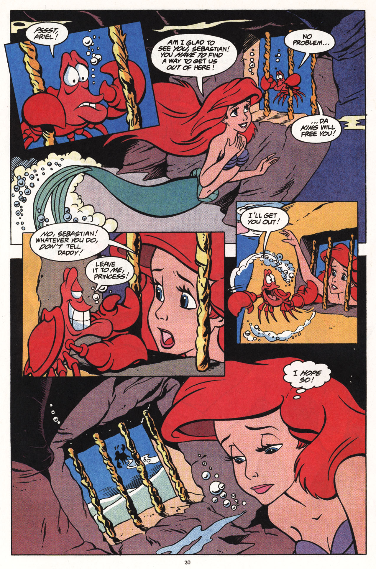 Read online Disney's The Little Mermaid comic -  Issue #5 - 22