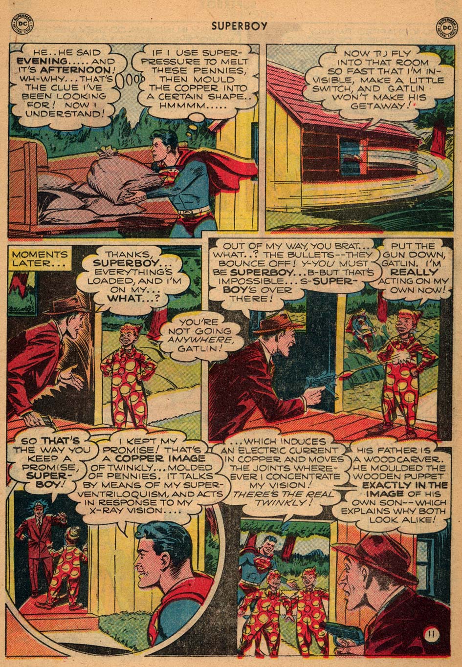 Read online Superboy (1949) comic -  Issue #12 - 24