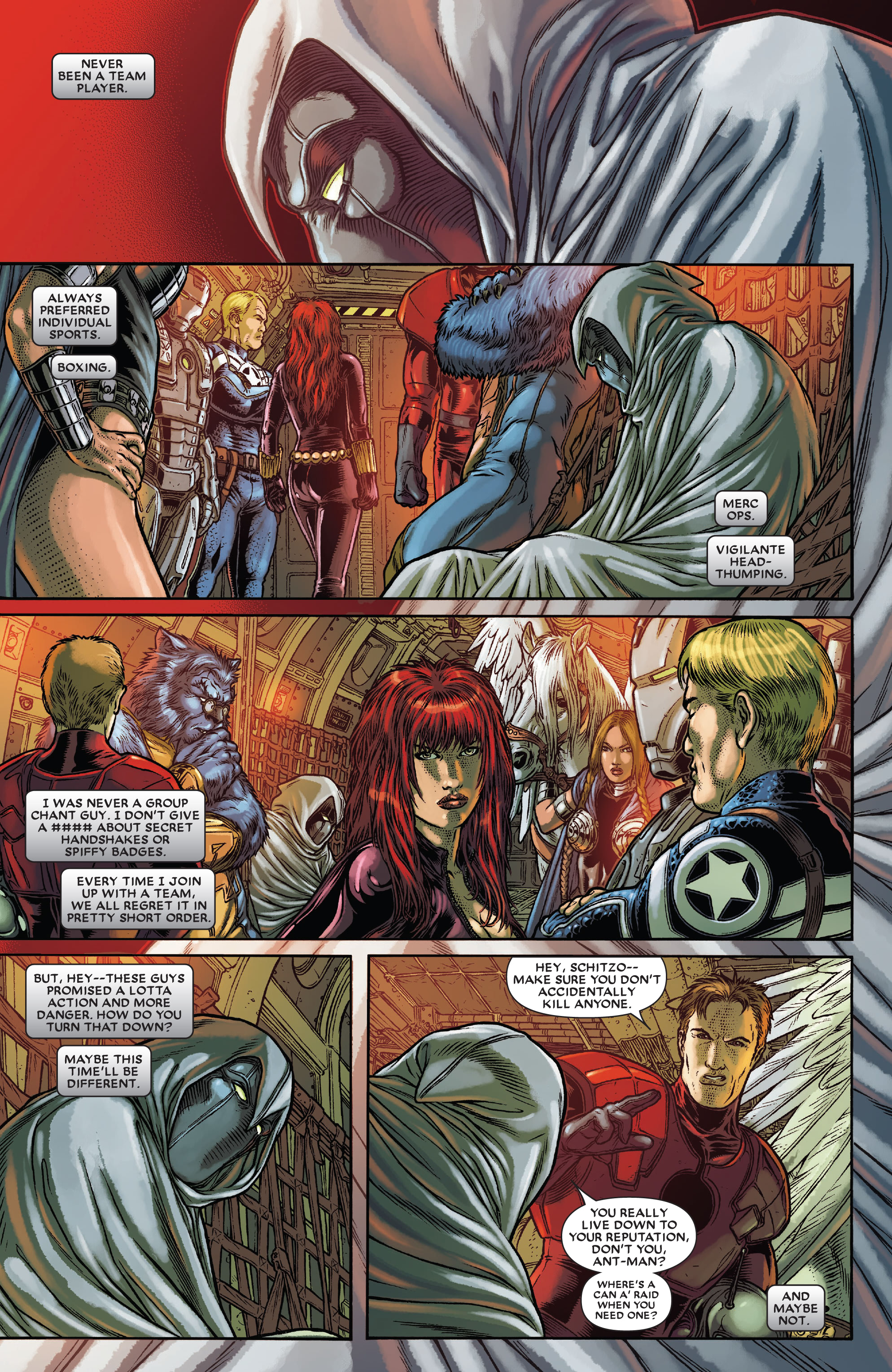 Read online Moon Knight by Huston, Benson & Hurwitz Omnibus comic -  Issue # TPB (Part 11) - 24