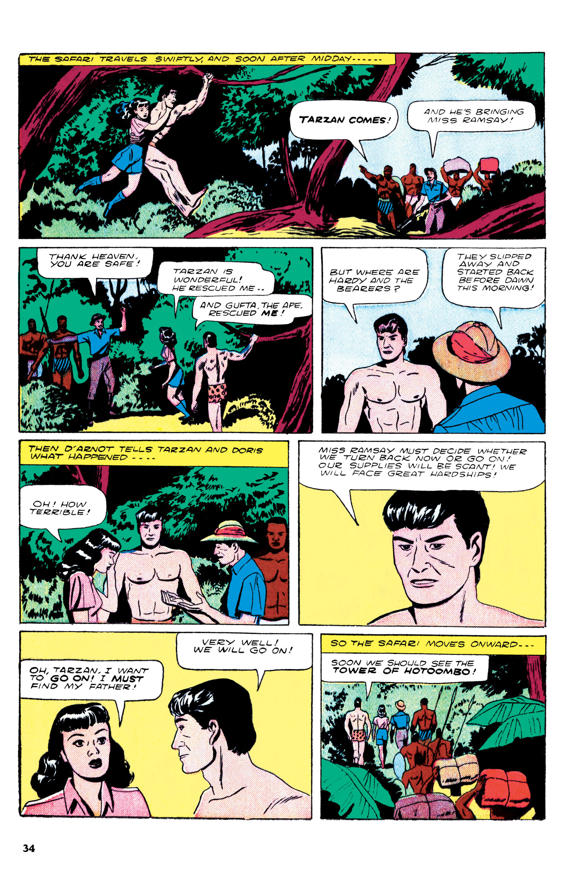 Read online Edgar Rice Burroughs Tarzan: The Jesse Marsh Years Omnibus comic -  Issue # TPB (Part 1) - 35