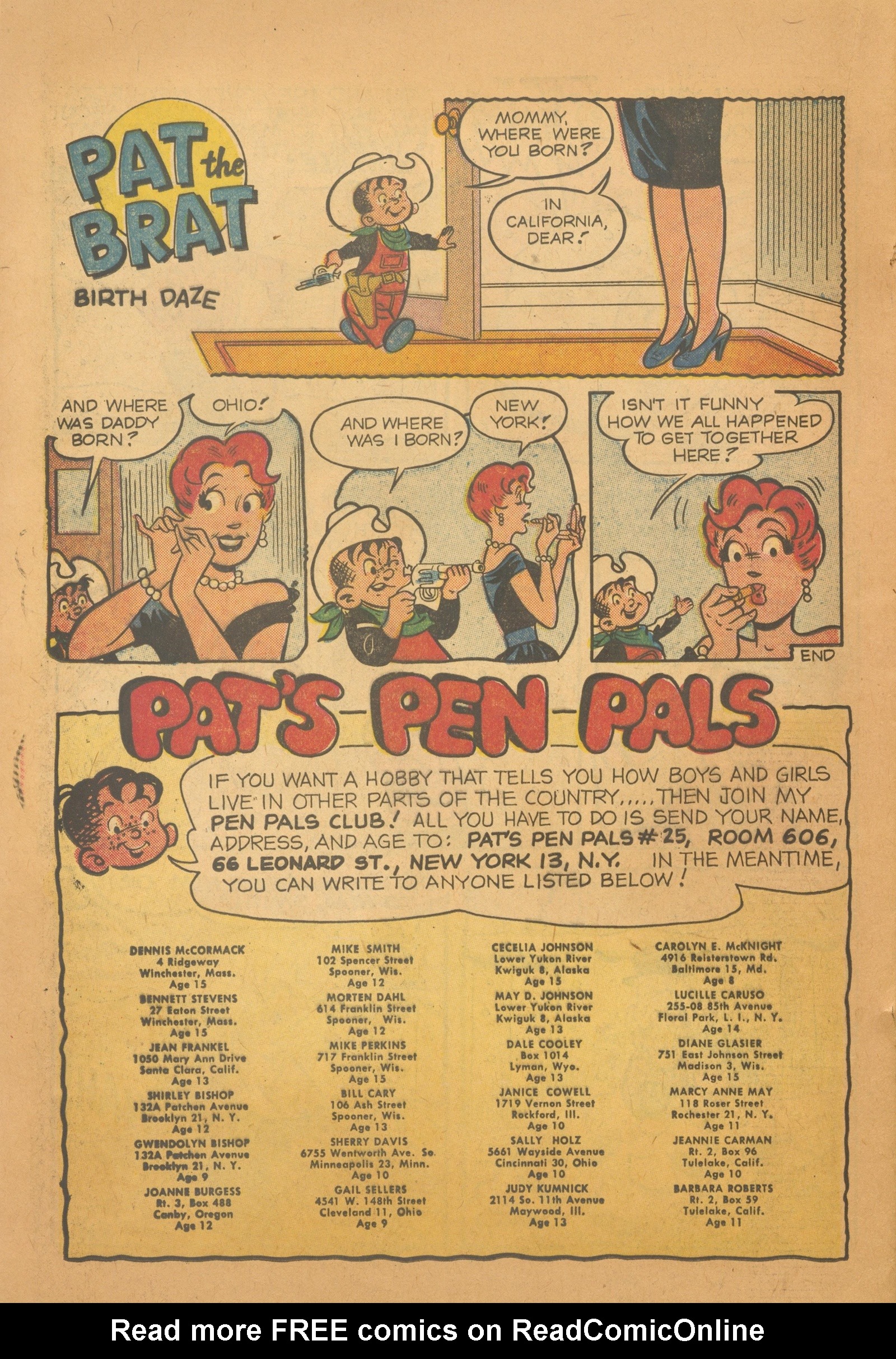 Read online Pat the Brat comic -  Issue #25 - 22