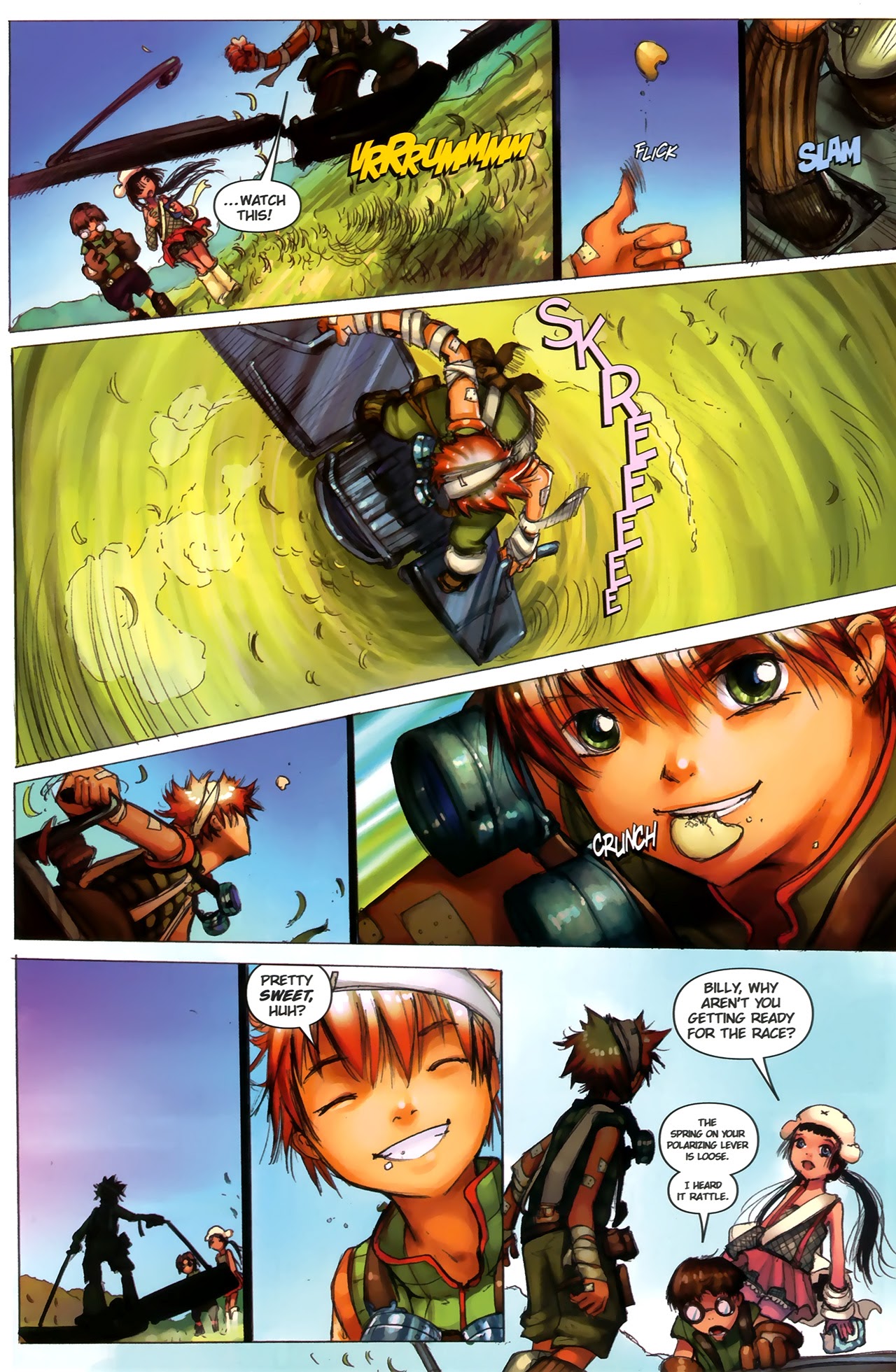 Read online Sky Pirates Of Neo Terra comic -  Issue #1 - 8