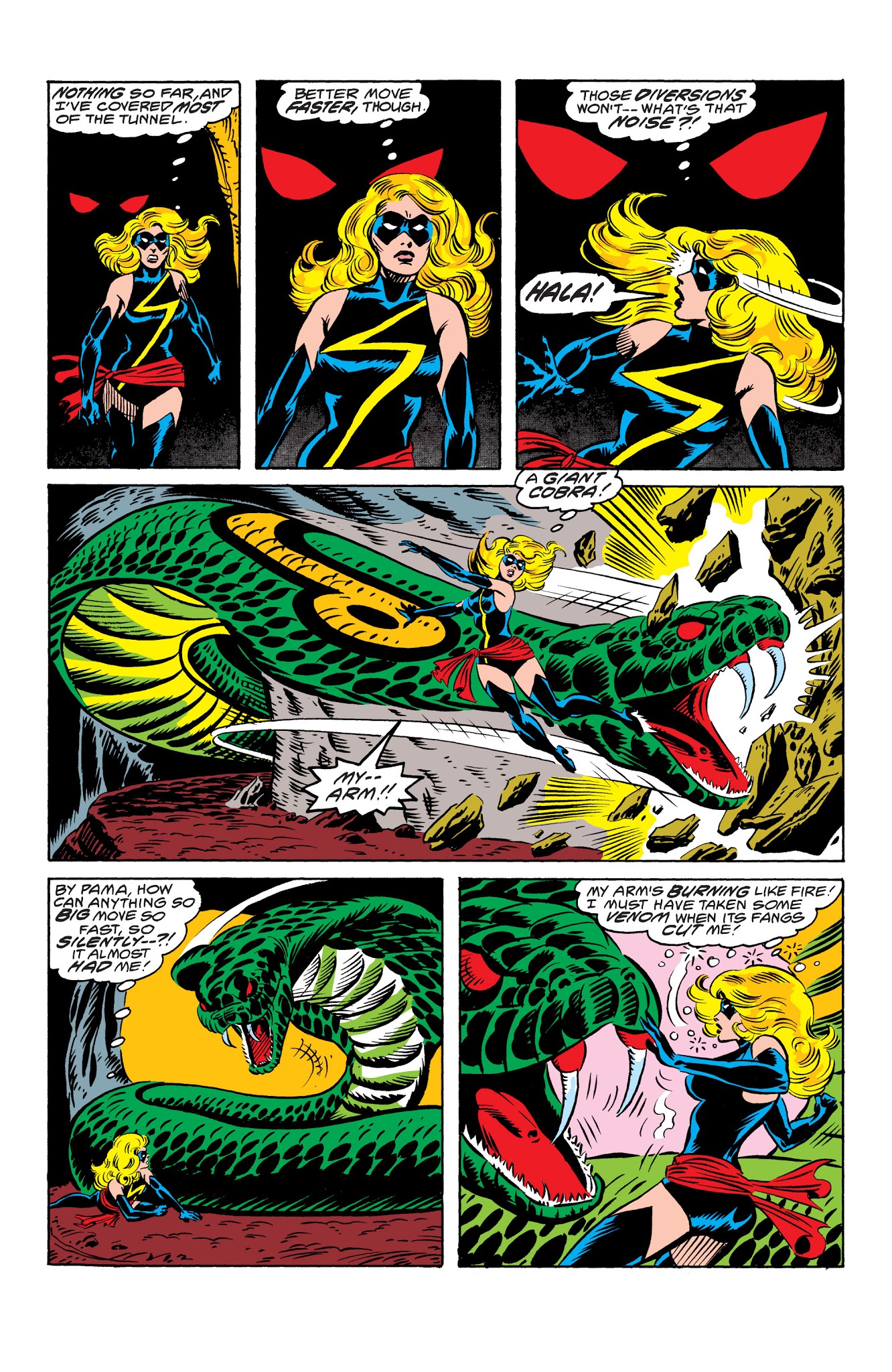 Read online Marvel Masterworks: Ms. Marvel comic -  Issue # TPB 2 - 130