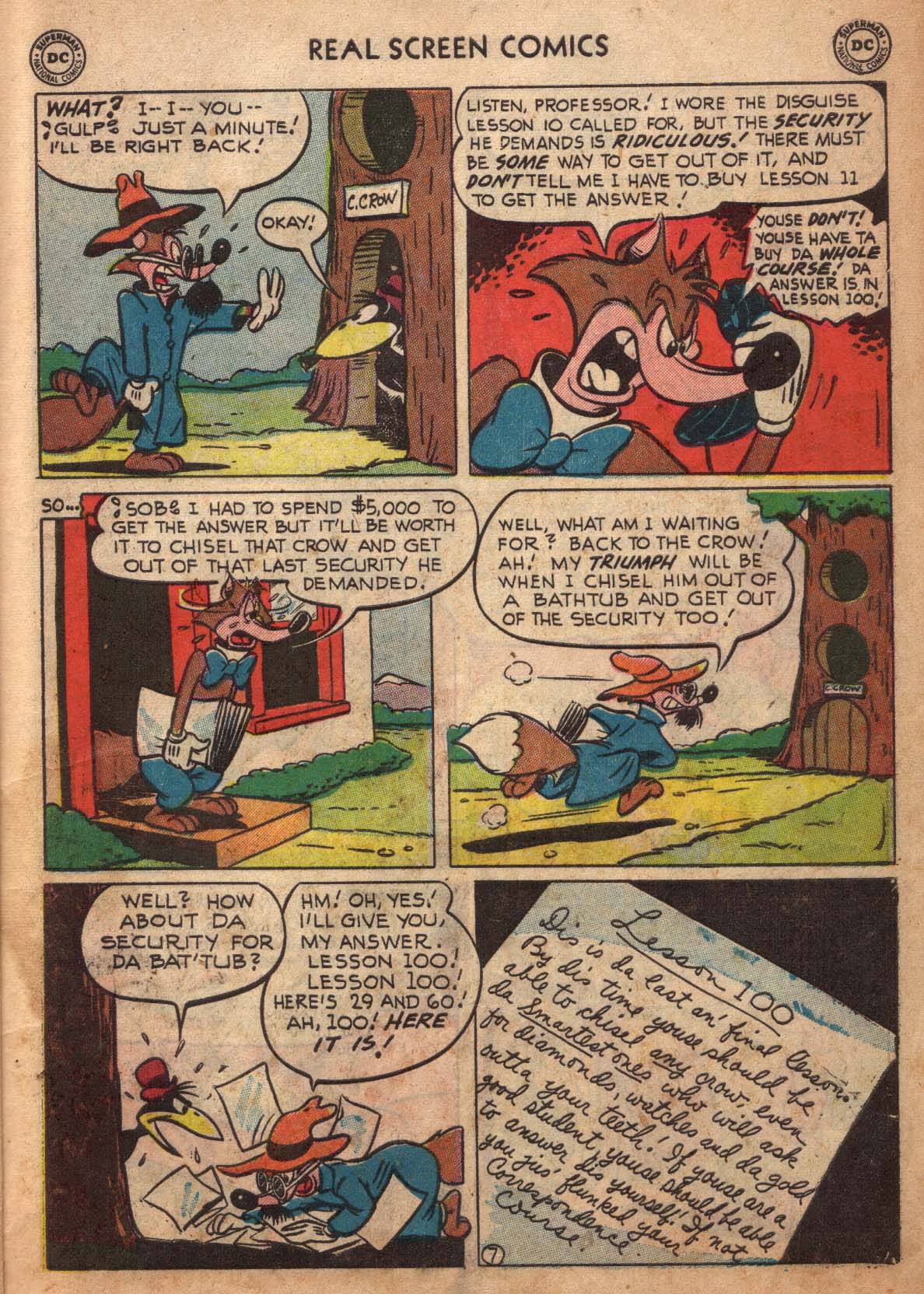 Read online Real Screen Comics comic -  Issue #42 - 8
