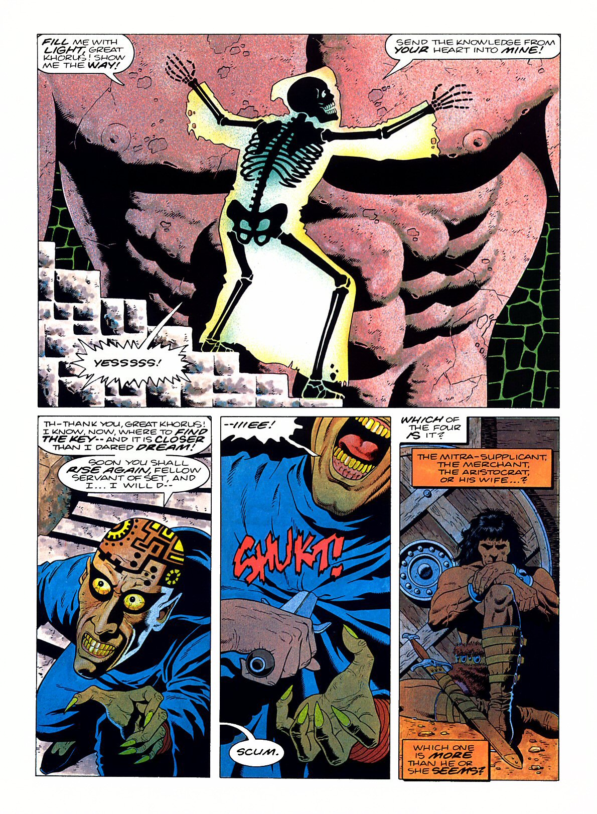Read online Marvel Graphic Novel comic -  Issue #53 - Conan - The Skull of Set - 37