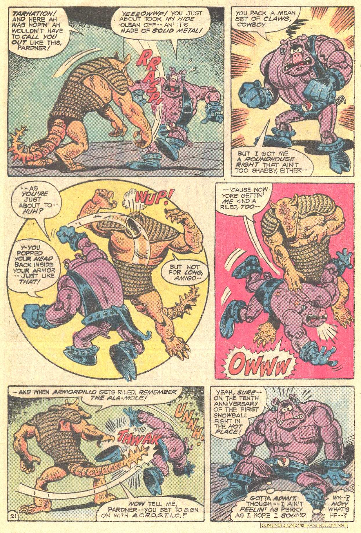 Read online Captain Carrot and His Amazing Zoo Crew! comic -  Issue #2 - 22