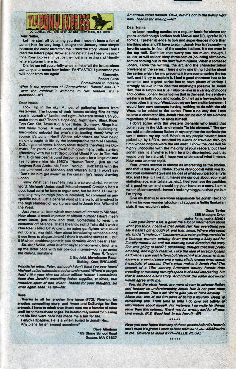 Read online Jonah Hex (1977) comic -  Issue #76 - 33