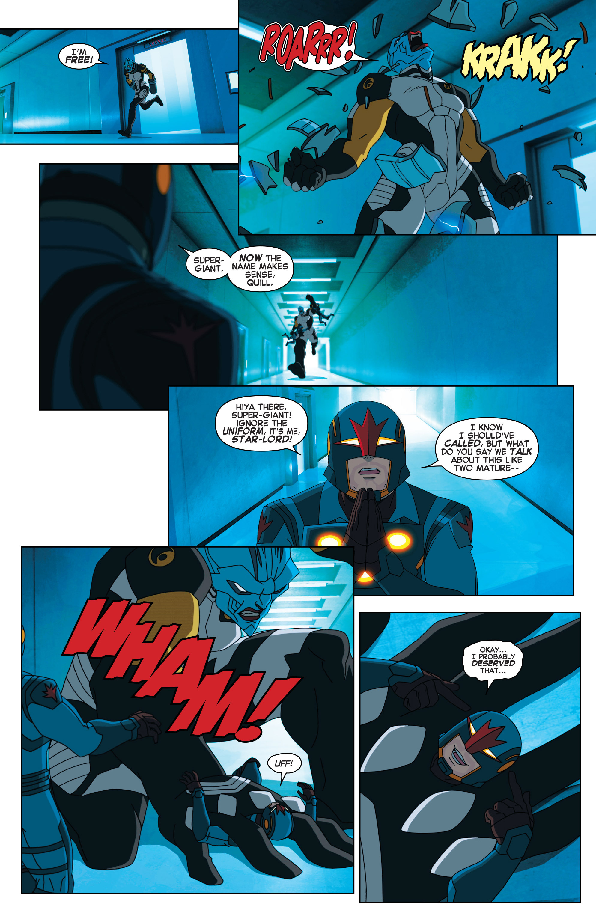 Read online Marvel Universe Guardians of the Galaxy [II] comic -  Issue #6 - 6