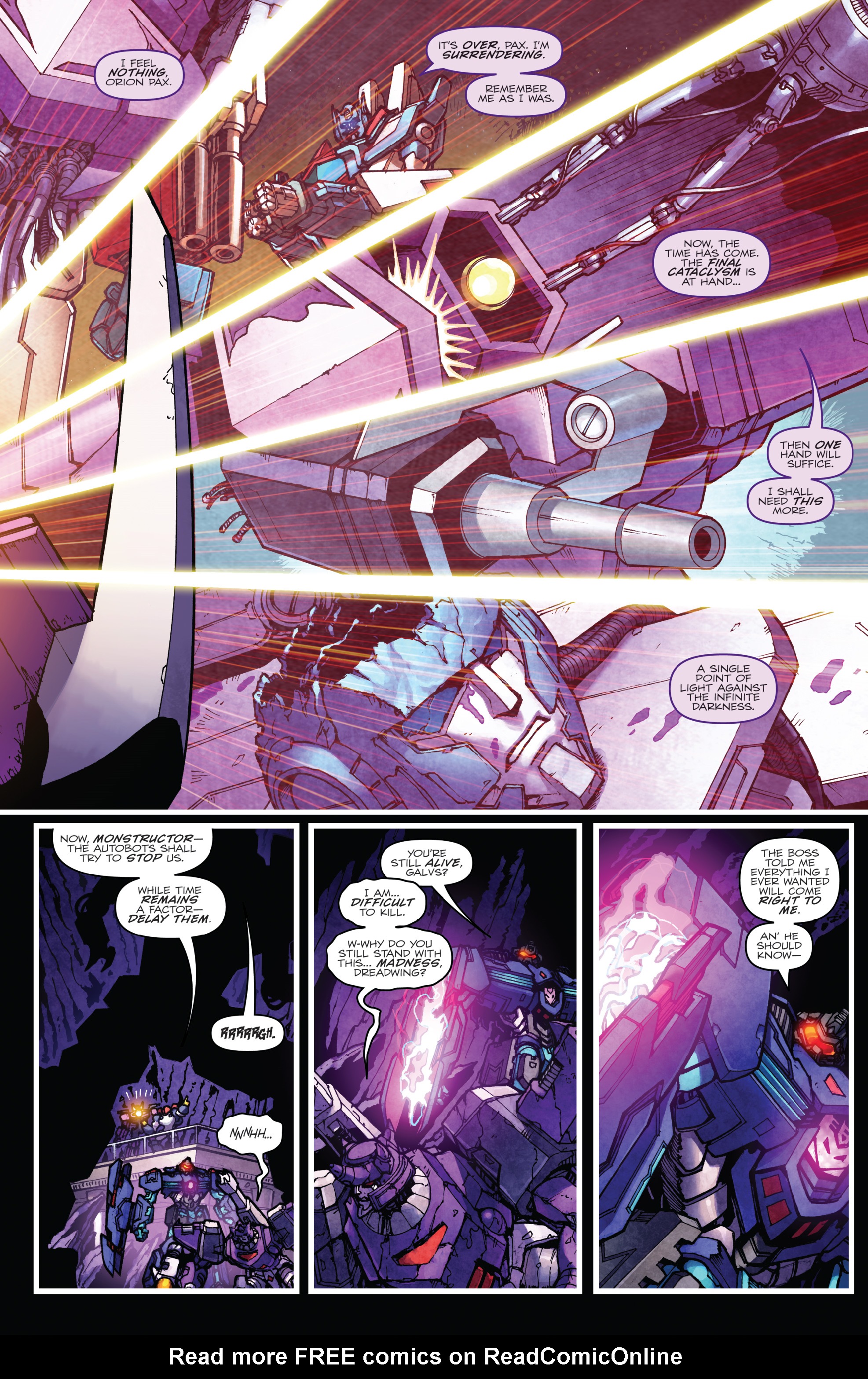 Read online The Transformers: Dark Cybertron Finale comic -  Issue # Full - 108