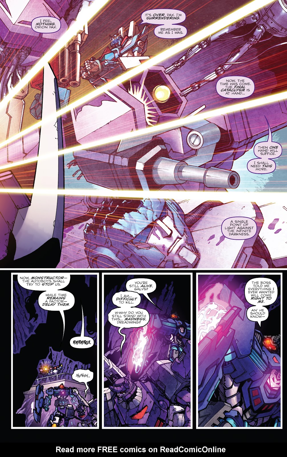 The Transformers: Dark Cybertron Finale issue Full - Page 108