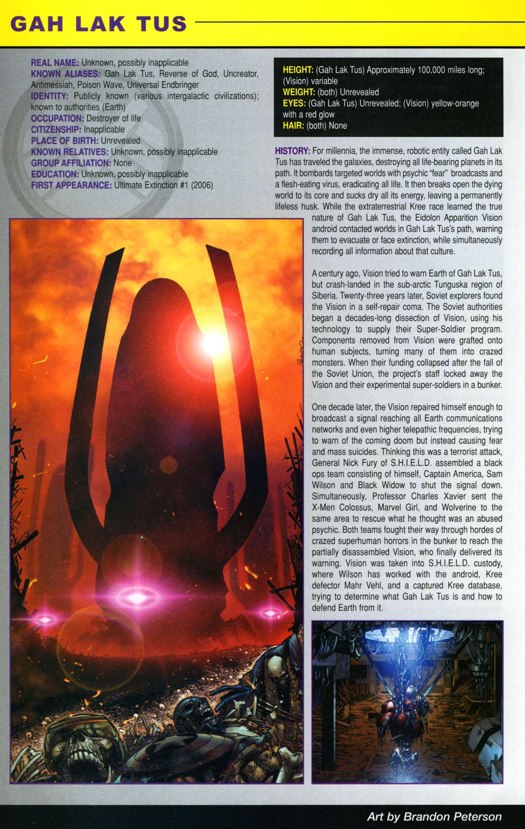 Read online Official Handbook of the Ultimate Marvel Universe: The Ultimates & X-Men 2005 comic -  Issue # Full - 20