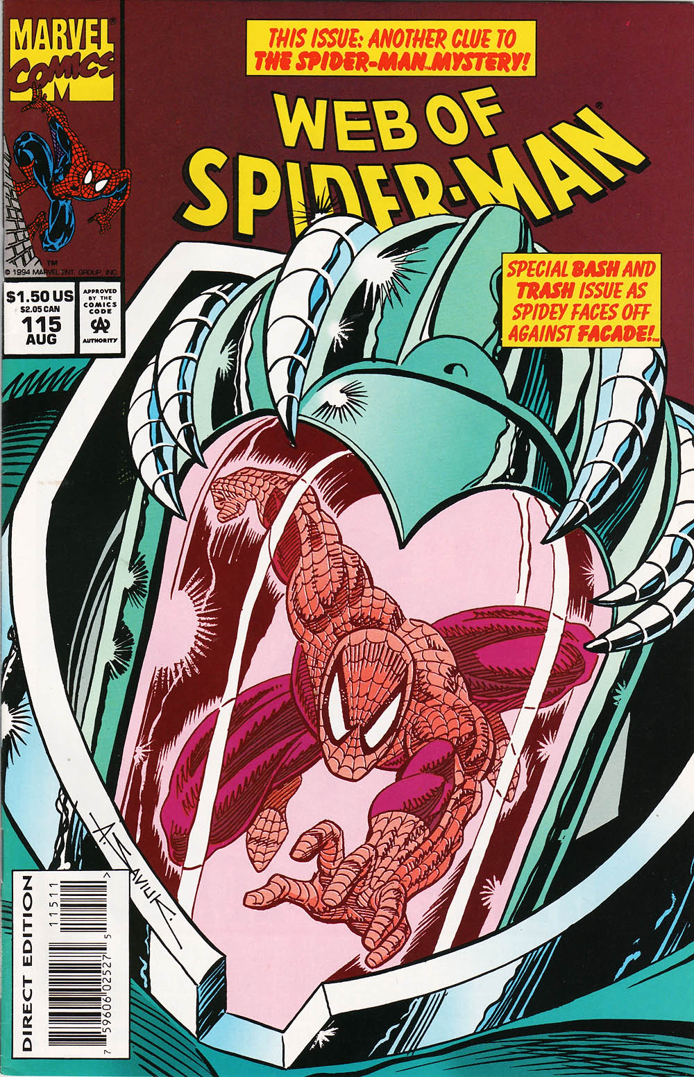 Read online Web of Spider-Man (1985) comic -  Issue #115 - 1