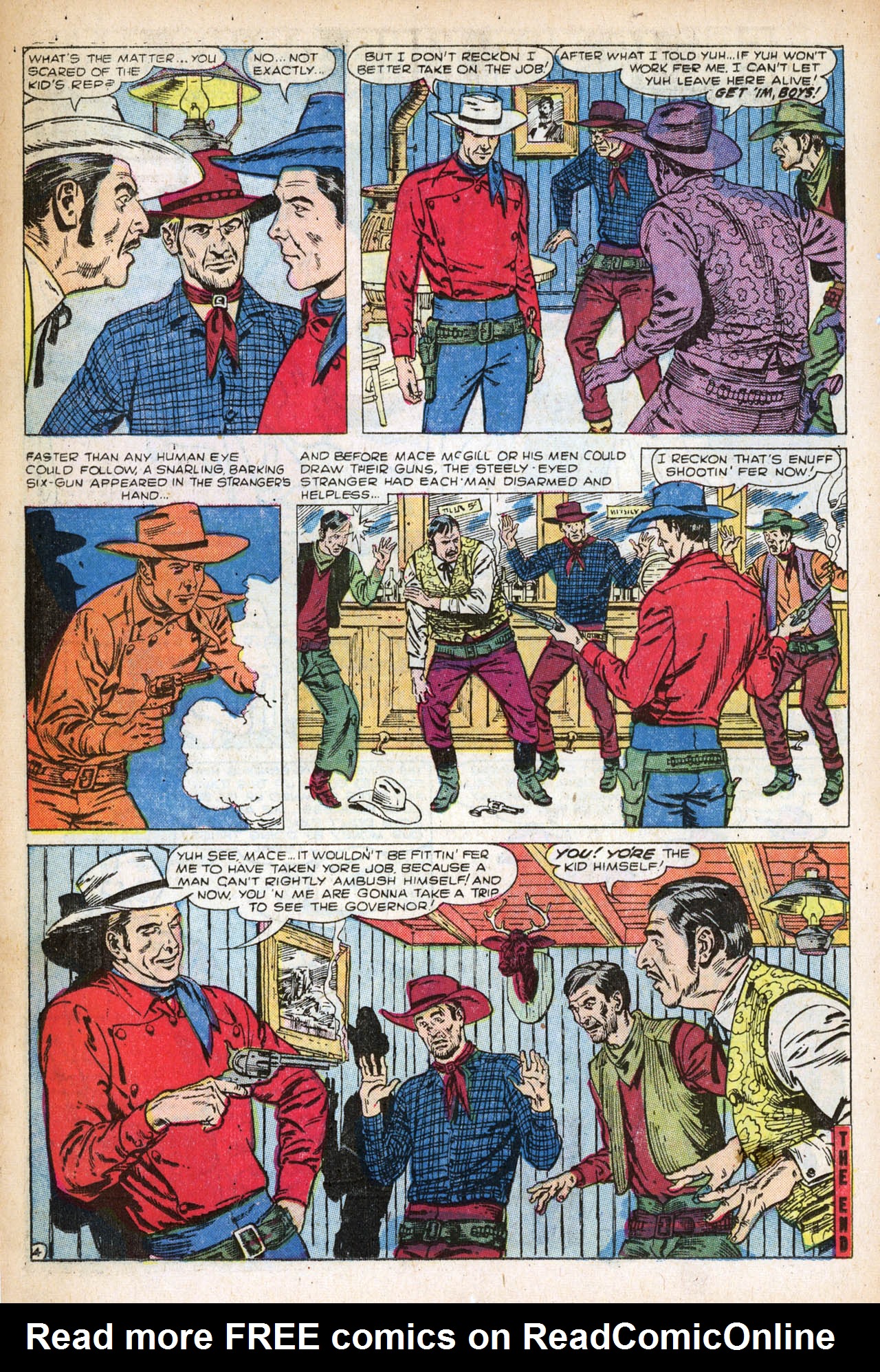 Read online Western Outlaws (1954) comic -  Issue #19 - 22