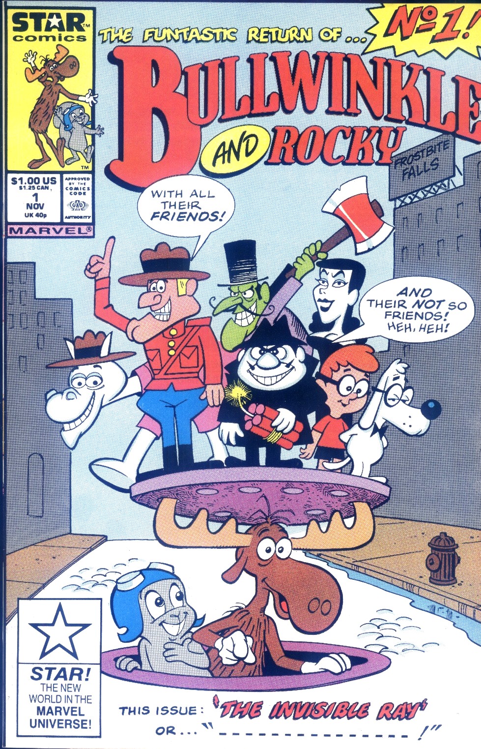 Read online Bullwinkle and Rocky comic -  Issue #1 - 1