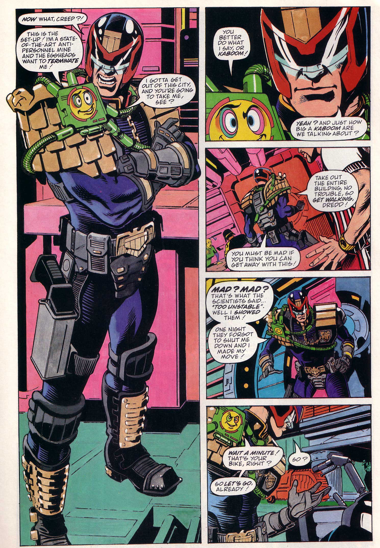 Read online Judge Dredd Lawman of the Future comic -  Issue #15 - 9