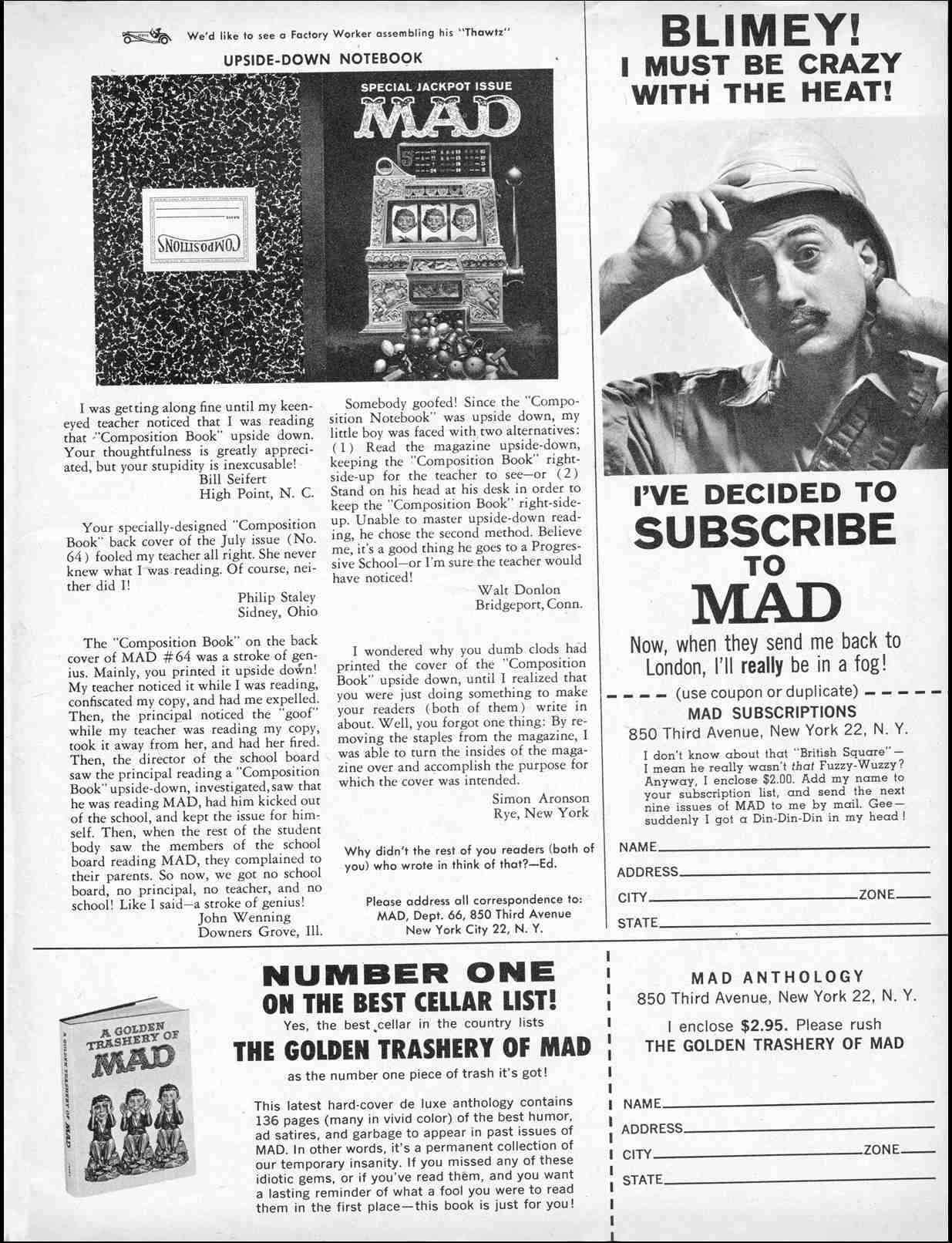 Read online MAD comic -  Issue #66 - 5