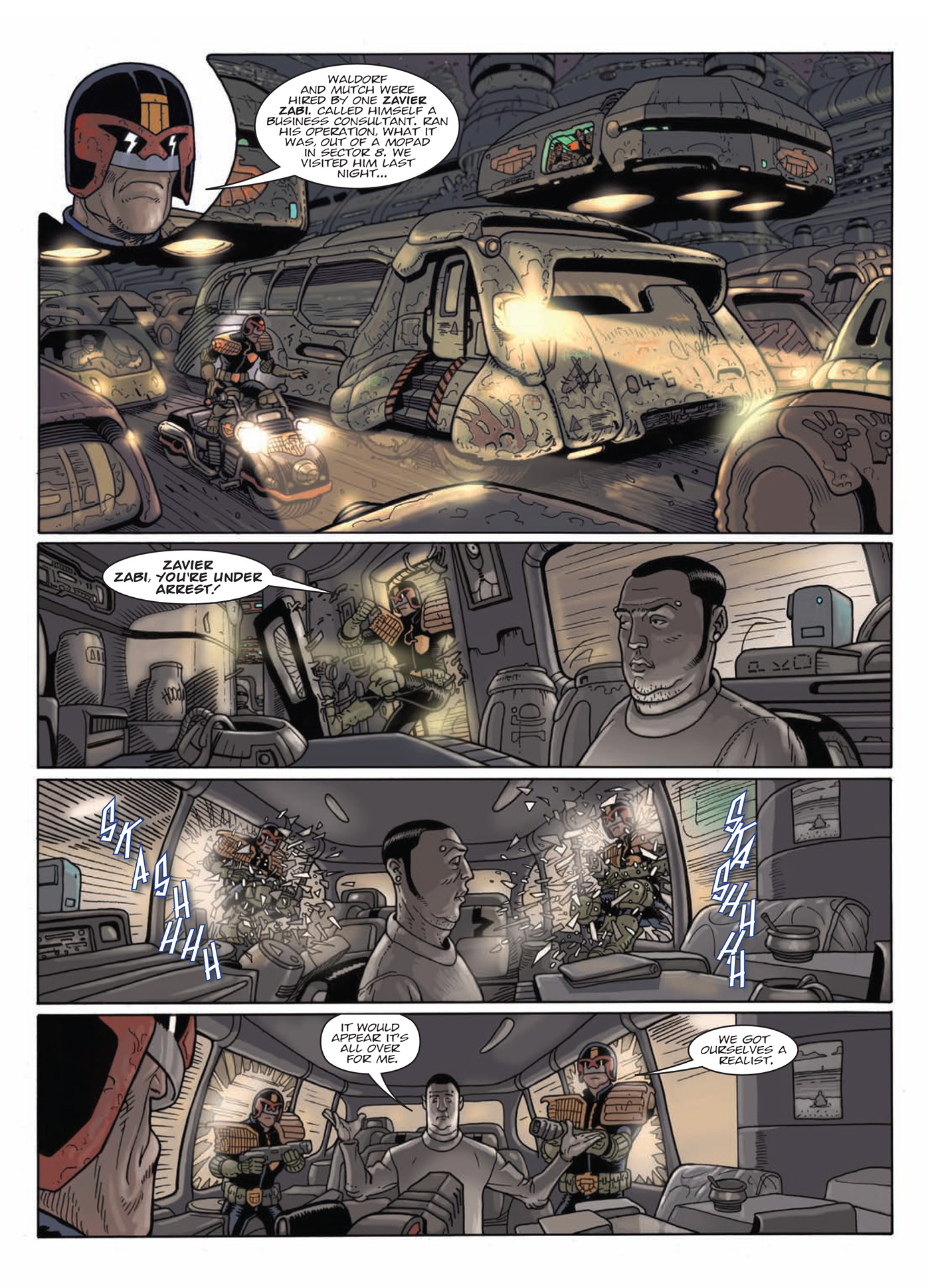Read online Judge Dredd: Day of Chaos: Fallout comic -  Issue # TPB (Part 3) - 2