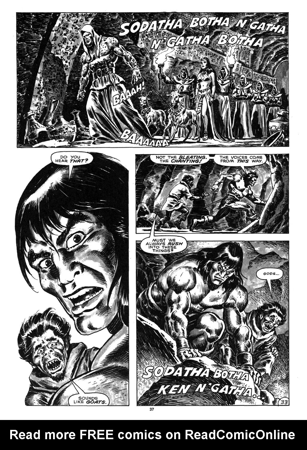 The Savage Sword Of Conan issue 164 - Page 35