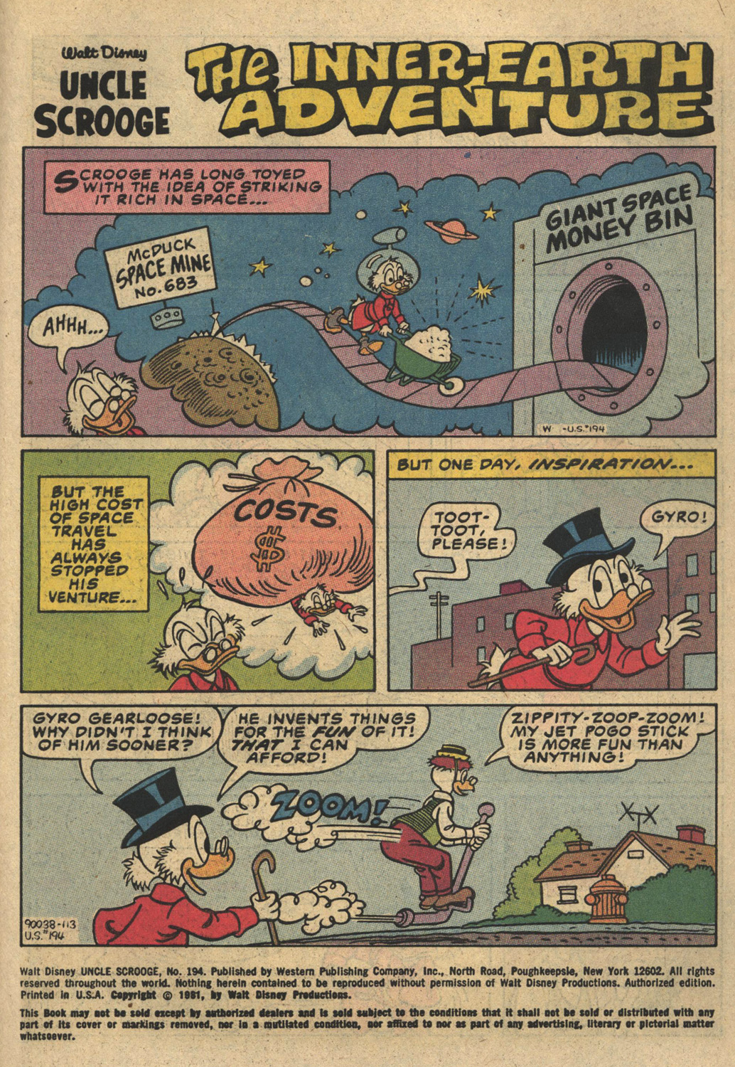 Read online Uncle Scrooge (1953) comic -  Issue #194 - 3