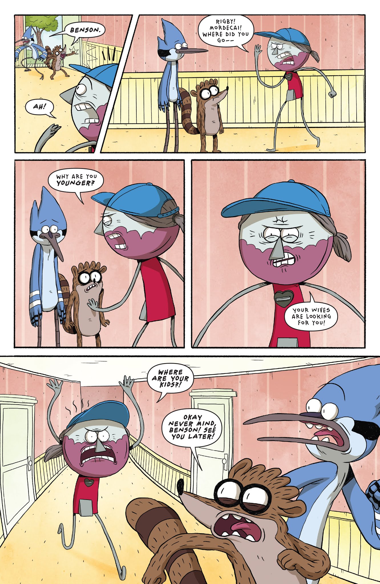 Read online Regular Show: 25 Years Later comic -  Issue #4 - 10