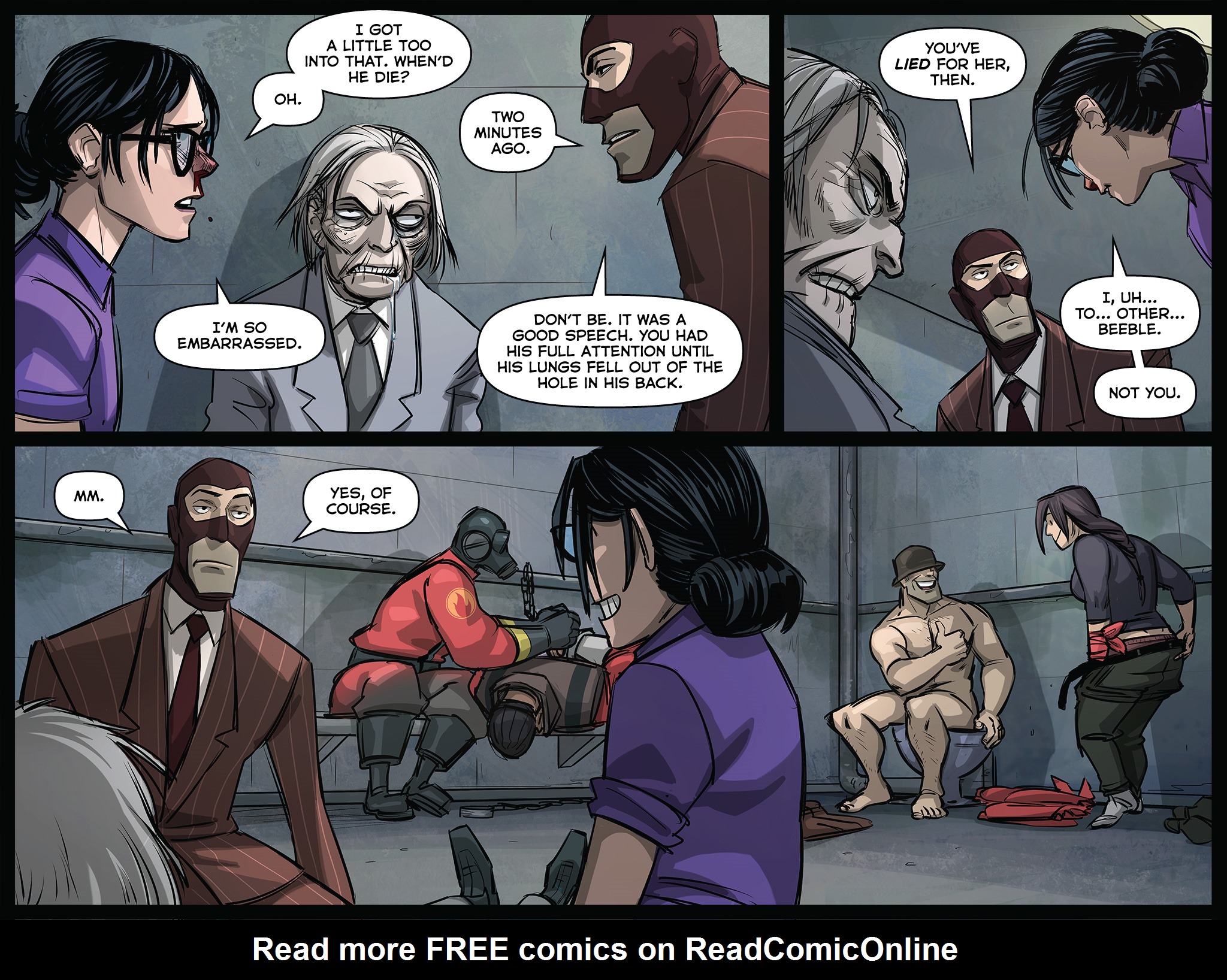 Read online Team Fortress 2 comic -  Issue #5 - 58