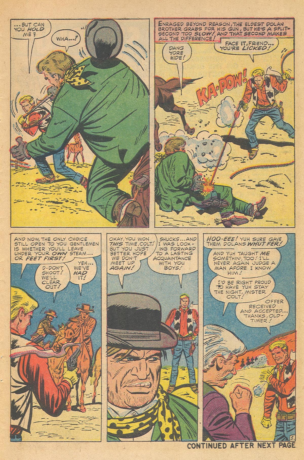 Read online Kid Colt Outlaw comic -  Issue #128 - 7