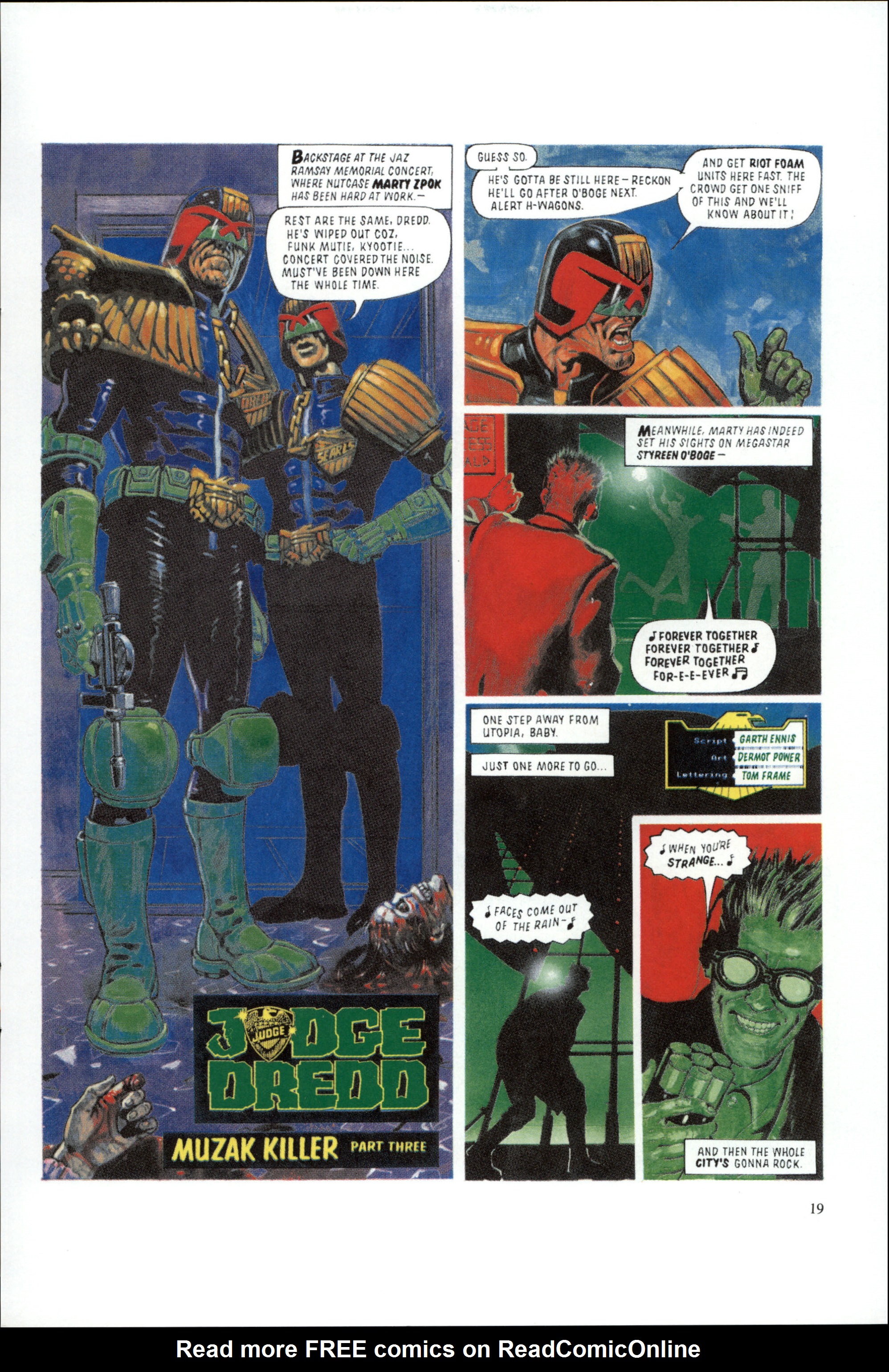 Read online Dredd Rules! comic -  Issue #15 - 21