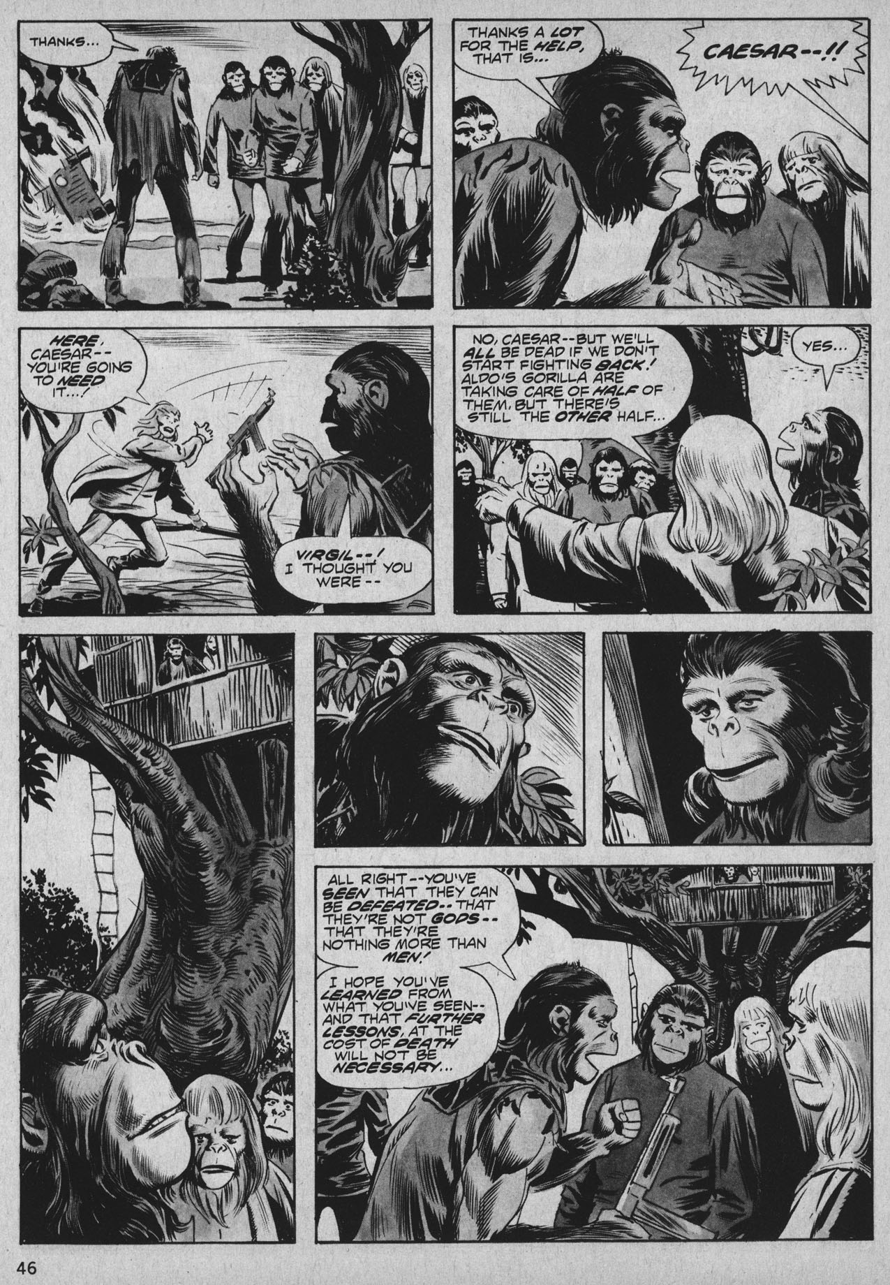 Read online Planet of the Apes comic -  Issue #27 - 45