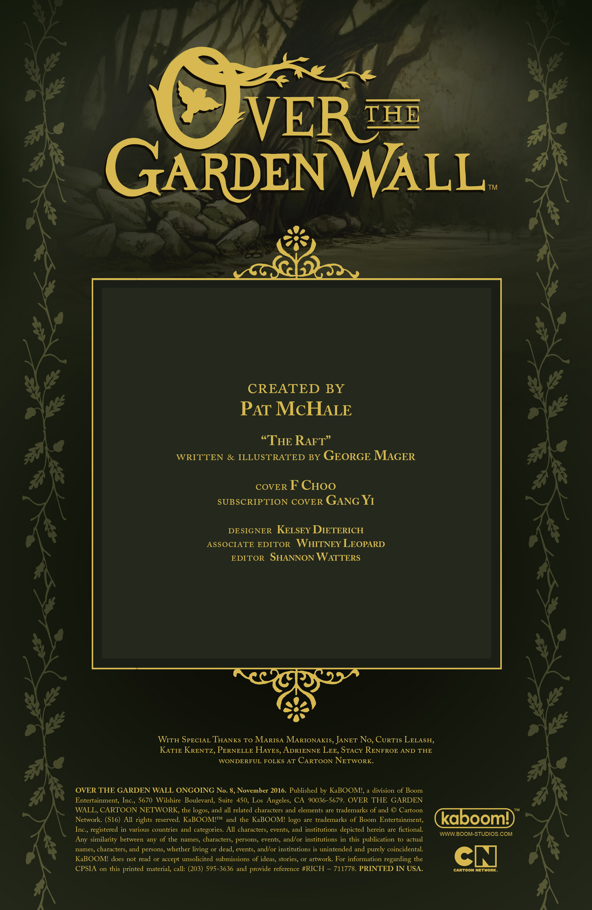 Read online Over the Garden Wall (2016) comic -  Issue #8 - 2