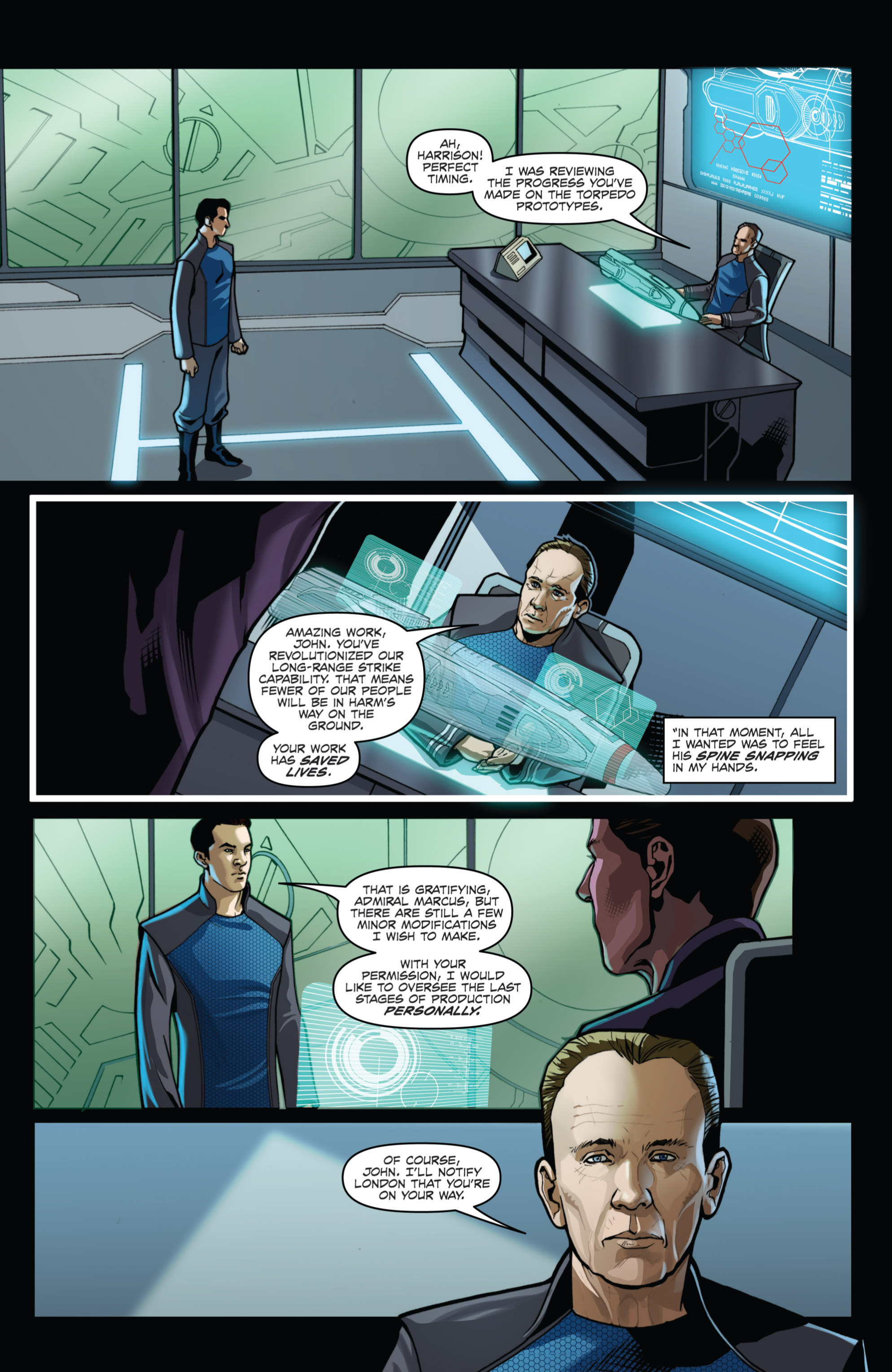 Read online Star Trek: Khan comic -  Issue #5 - 5