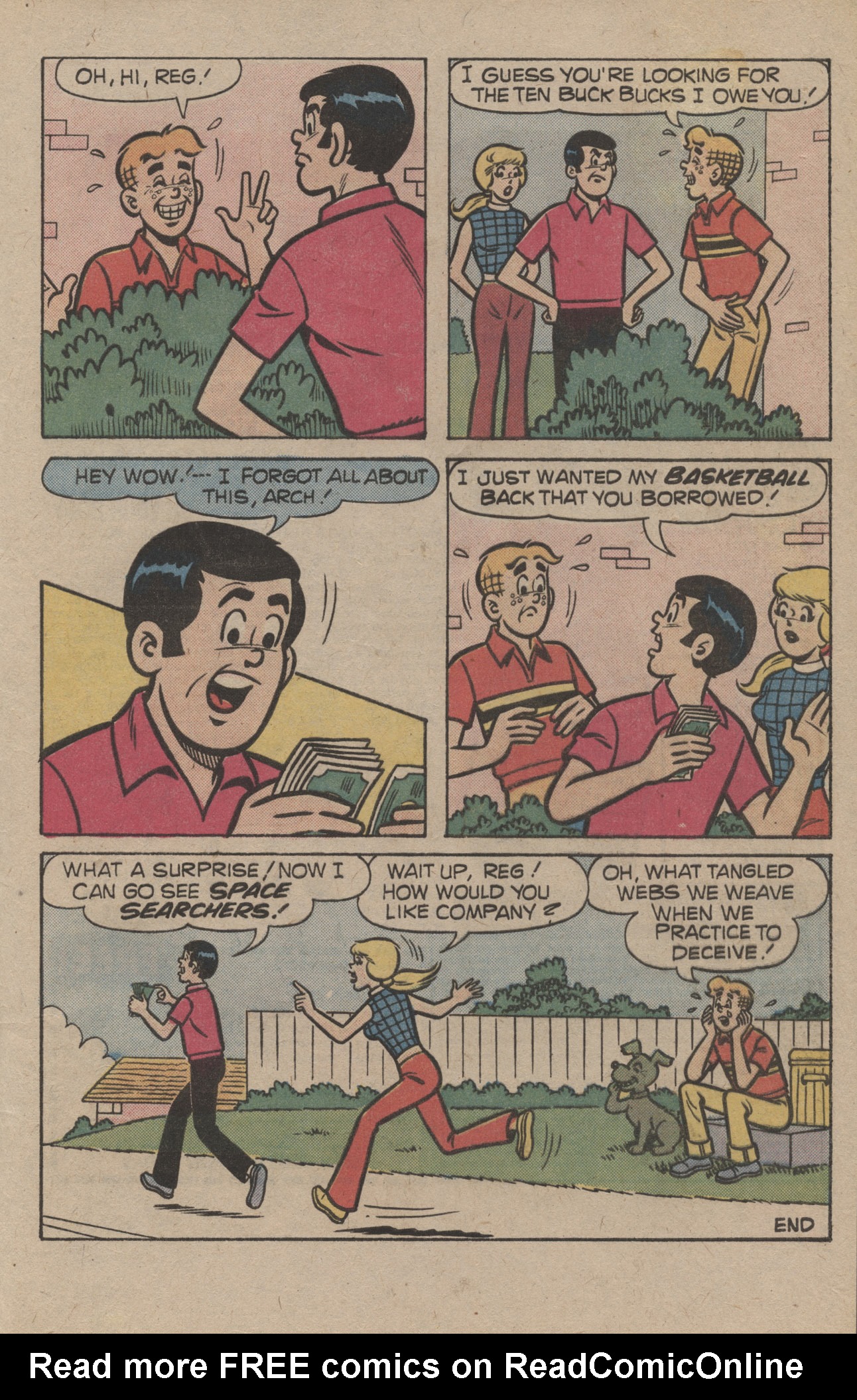 Read online Reggie and Me (1966) comic -  Issue #108 - 33