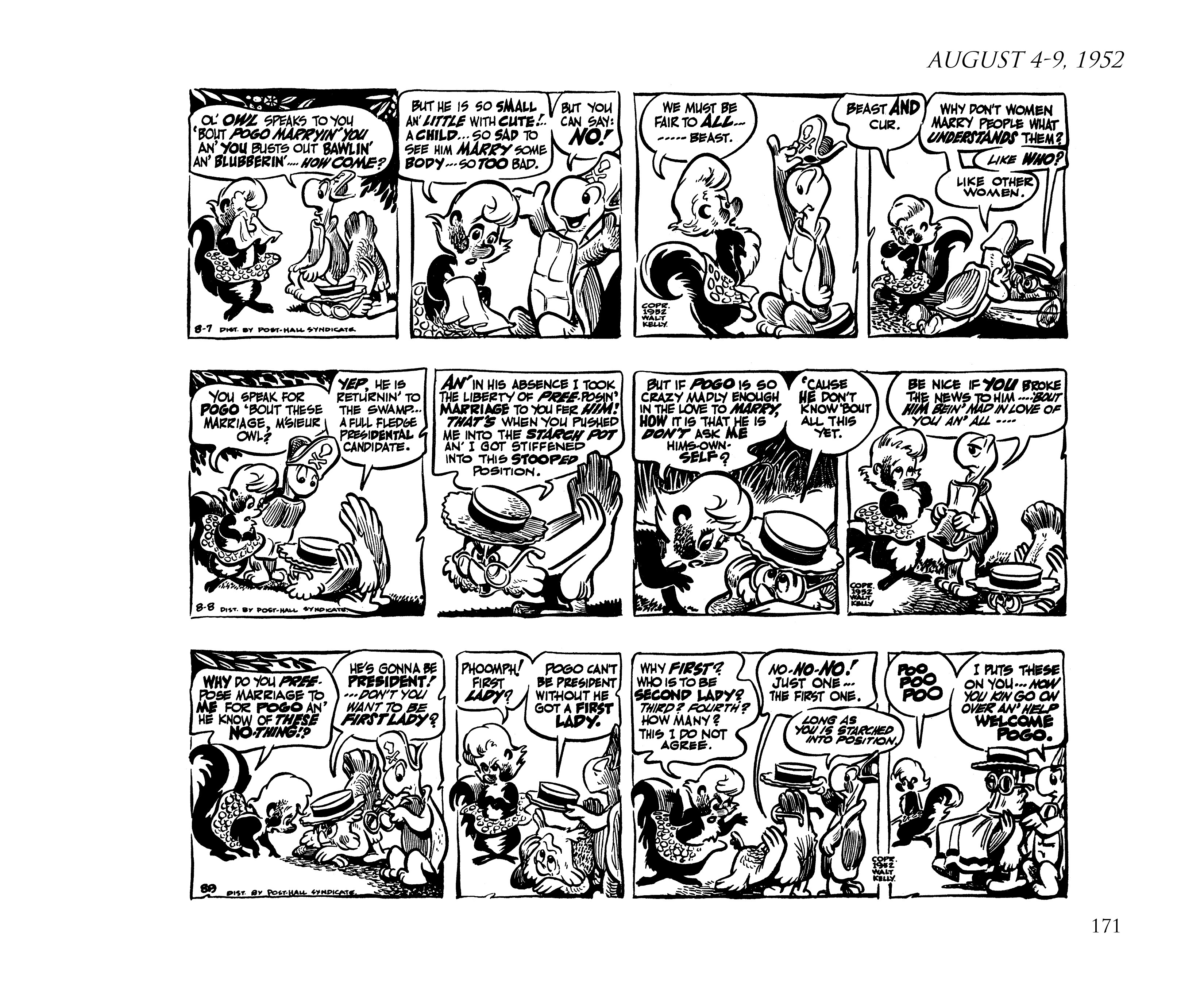 Read online Pogo by Walt Kelly: The Complete Syndicated Comic Strips comic -  Issue # TPB 2 (Part 2) - 89