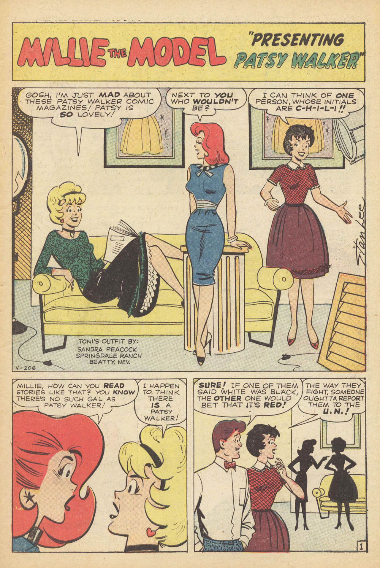 Read online Millie the Model comic -  Issue #103 - 3
