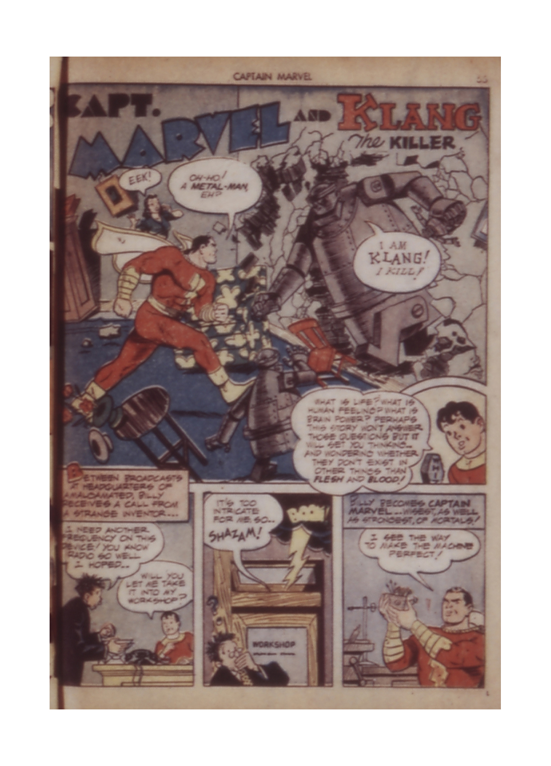 Read online Captain Marvel Adventures comic -  Issue #15 - 56