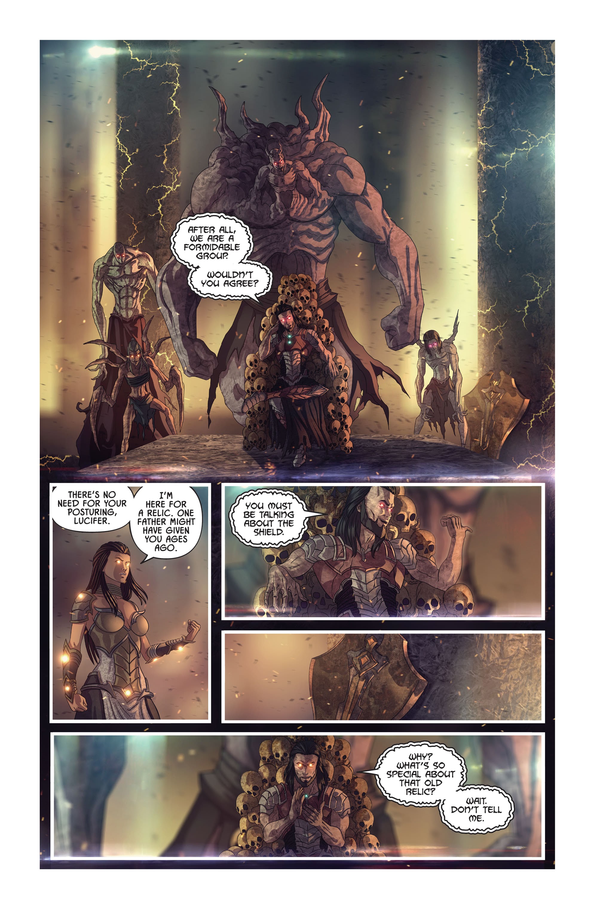 Read online Knights of the Golden Sun comic -  Issue #12 - 12