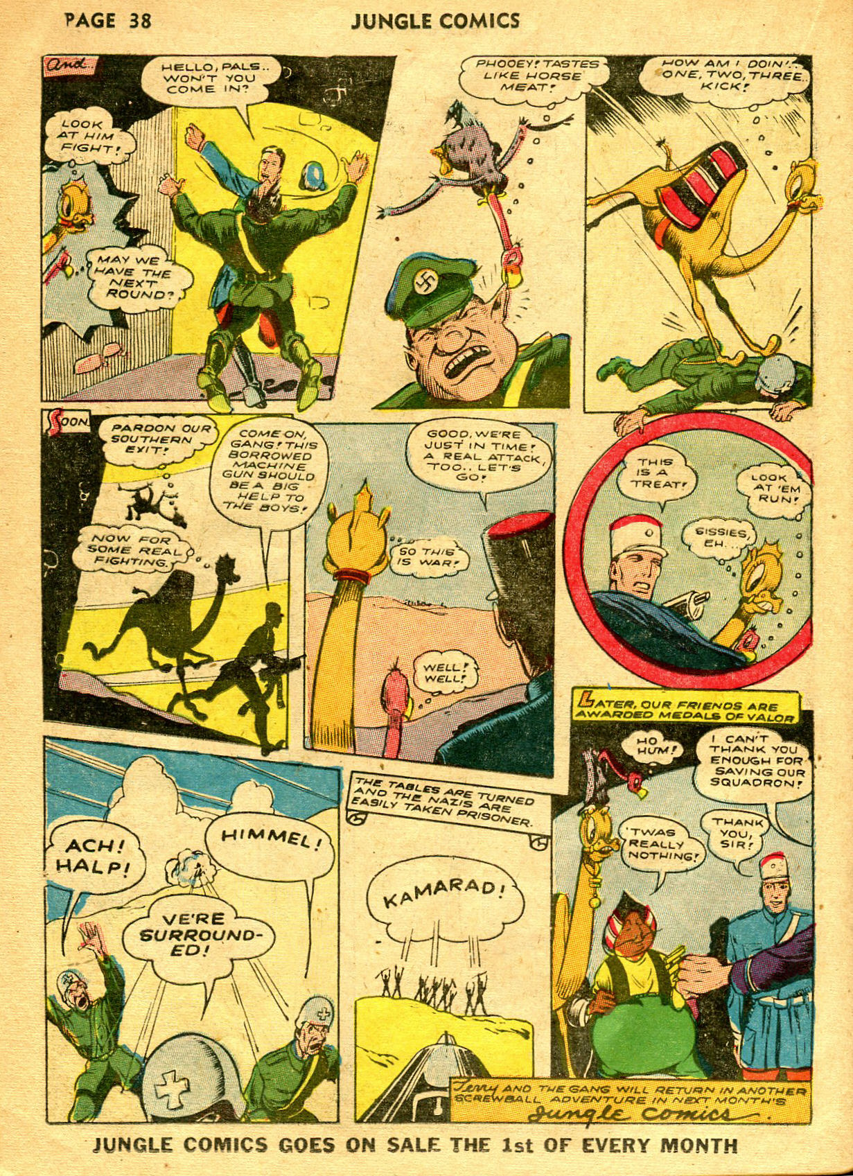 Read online Jungle Comics comic -  Issue #33 - 40