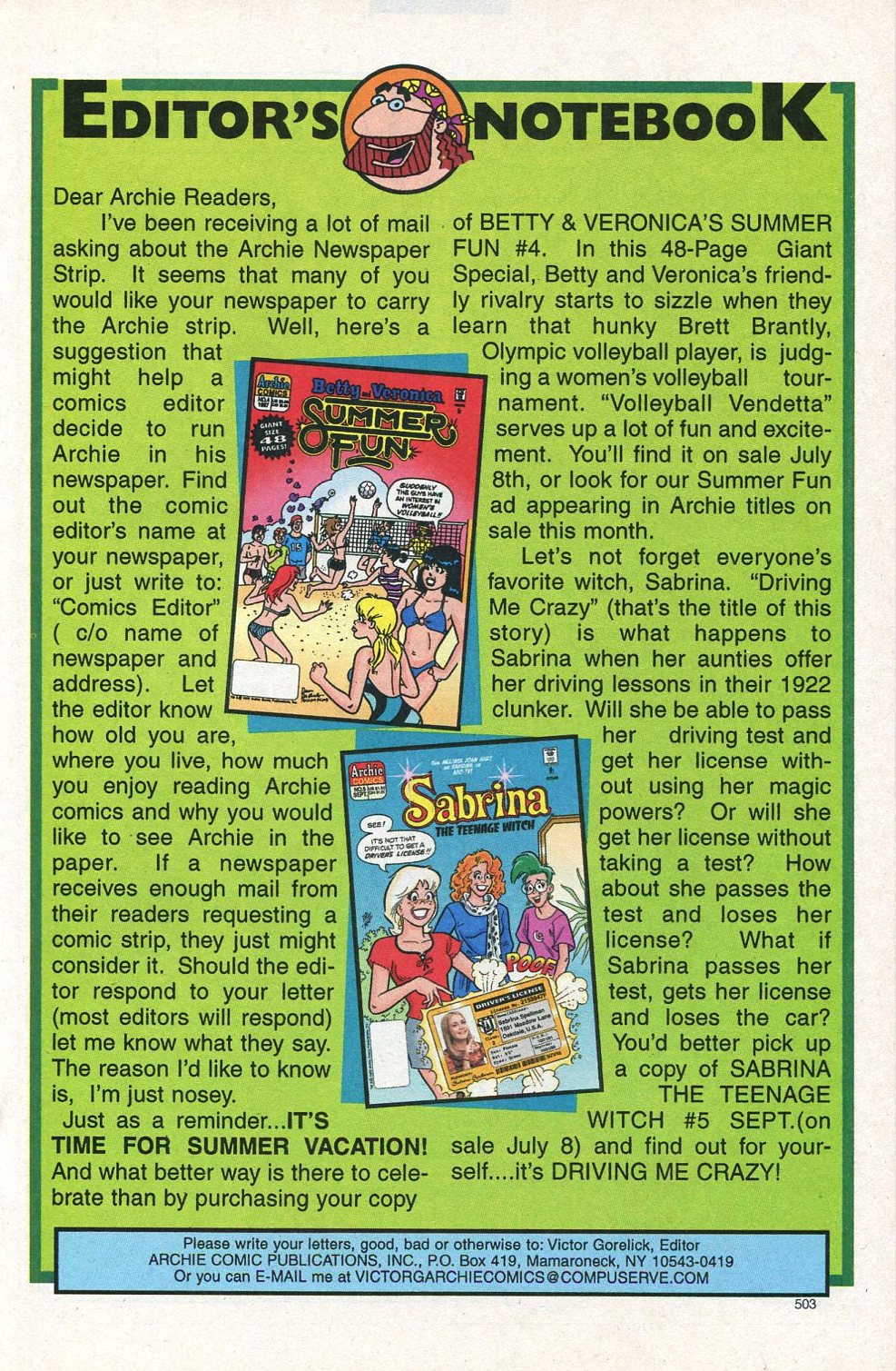 Read online Archie's Vacation Special comic -  Issue #5 - 25