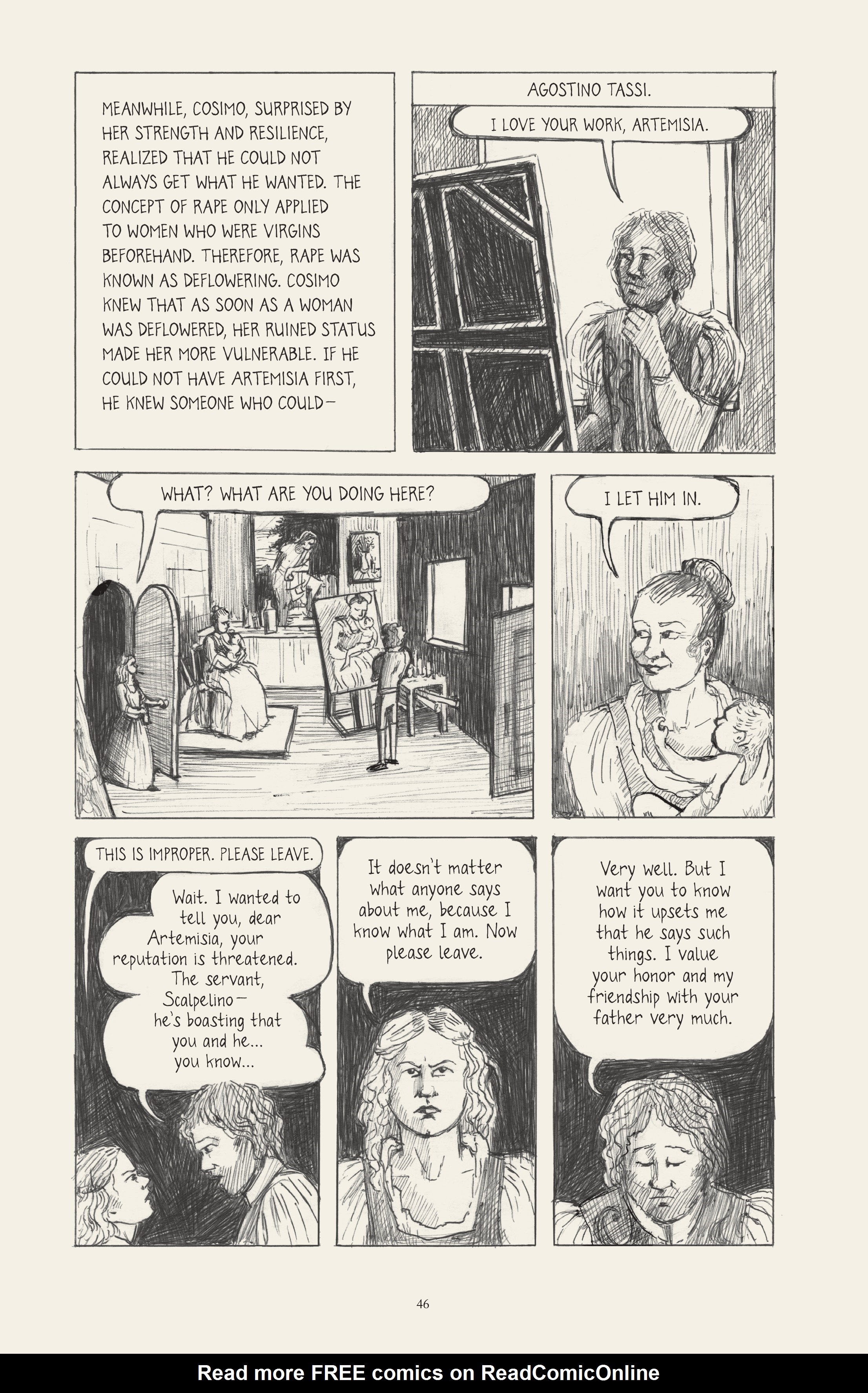 Read online I Know What I Am: The Life and Times of Artemisia Gentileschi comic -  Issue # TPB (Part 1) - 55
