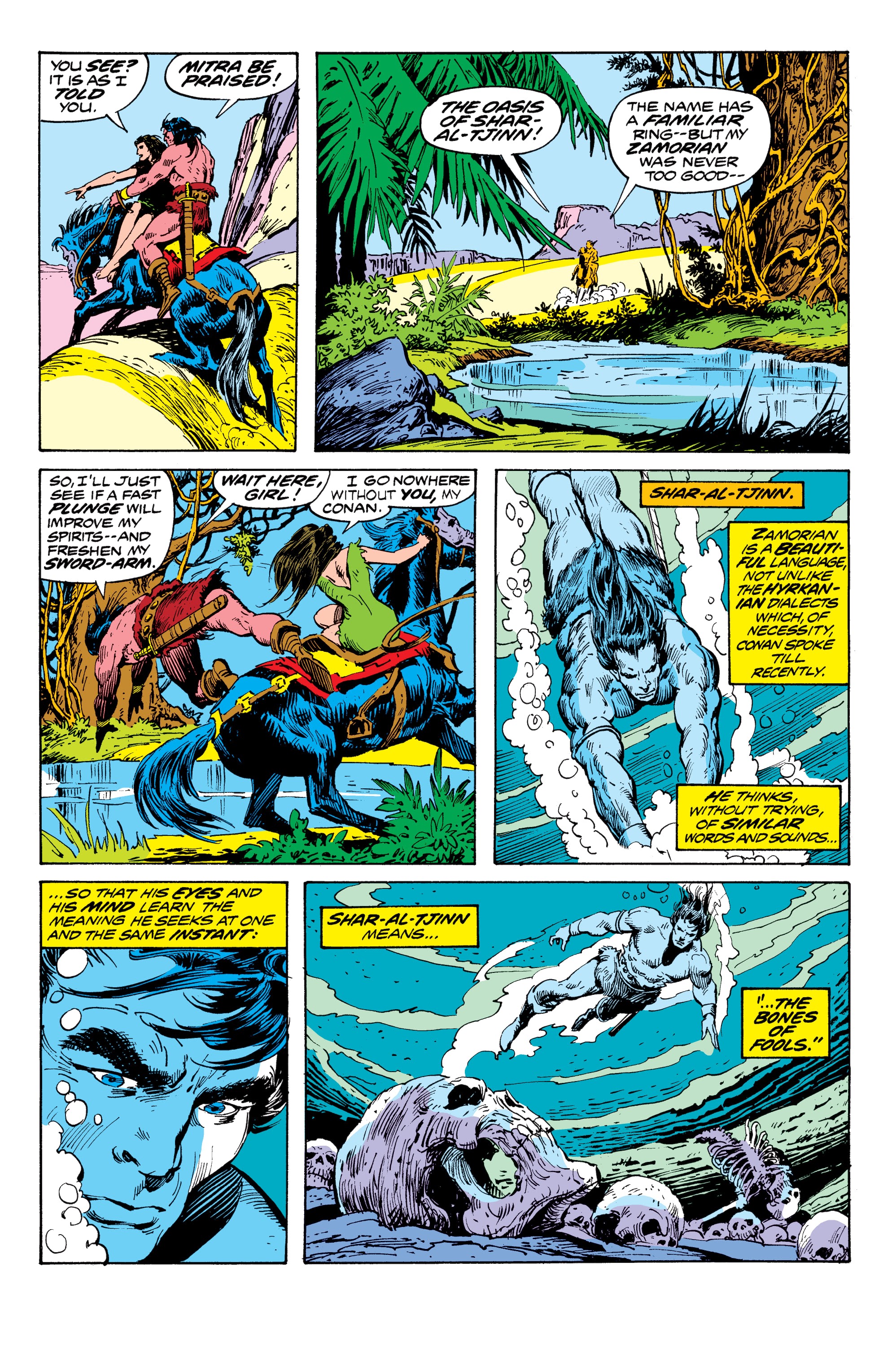 Read online Conan The Barbarian Epic Collection: The Original Marvel Years - The Curse Of The Golden Skull comic -  Issue # TPB (Part 3) - 91