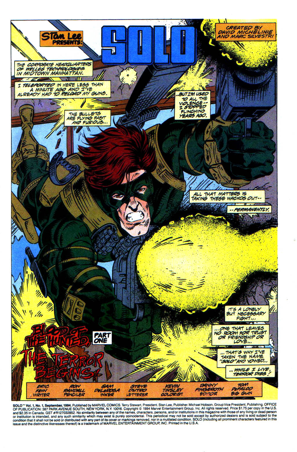 Read online Solo (1994) comic -  Issue #1 - 2