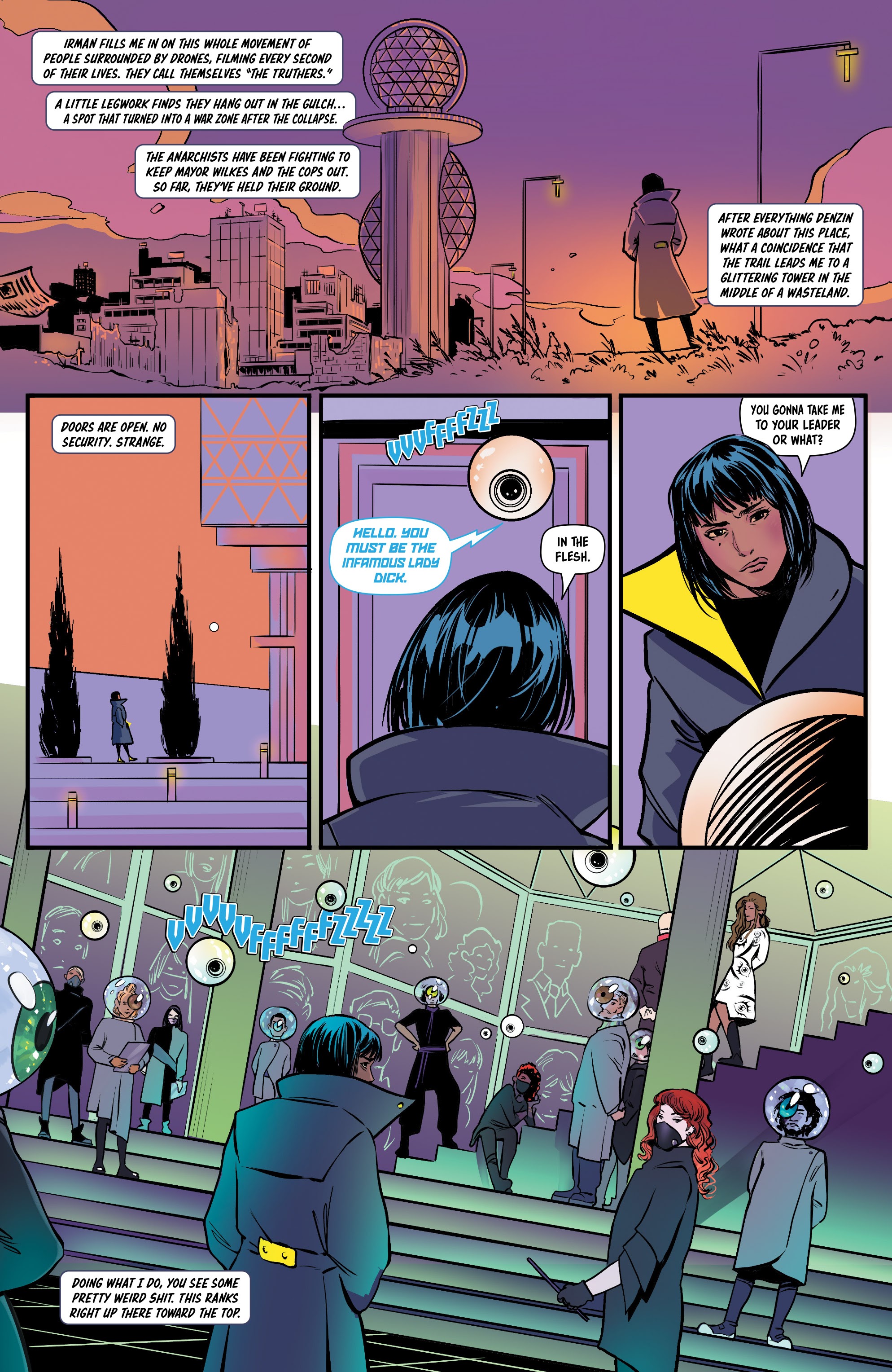 Read online Bylines in Blood comic -  Issue #1 - 22