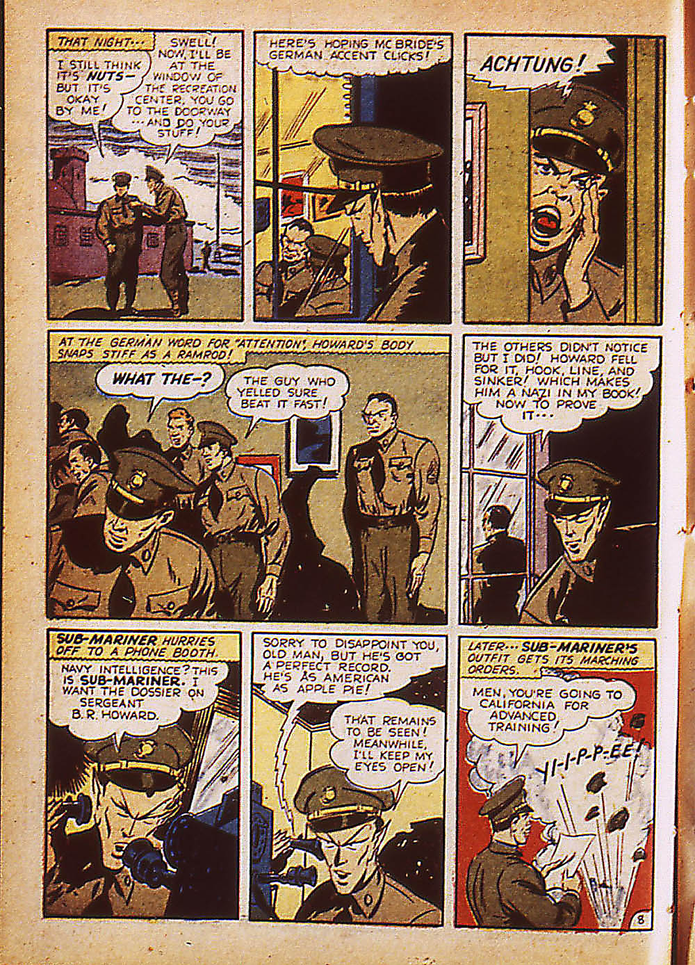 Read online Sub-Mariner Comics comic -  Issue #8 - 11