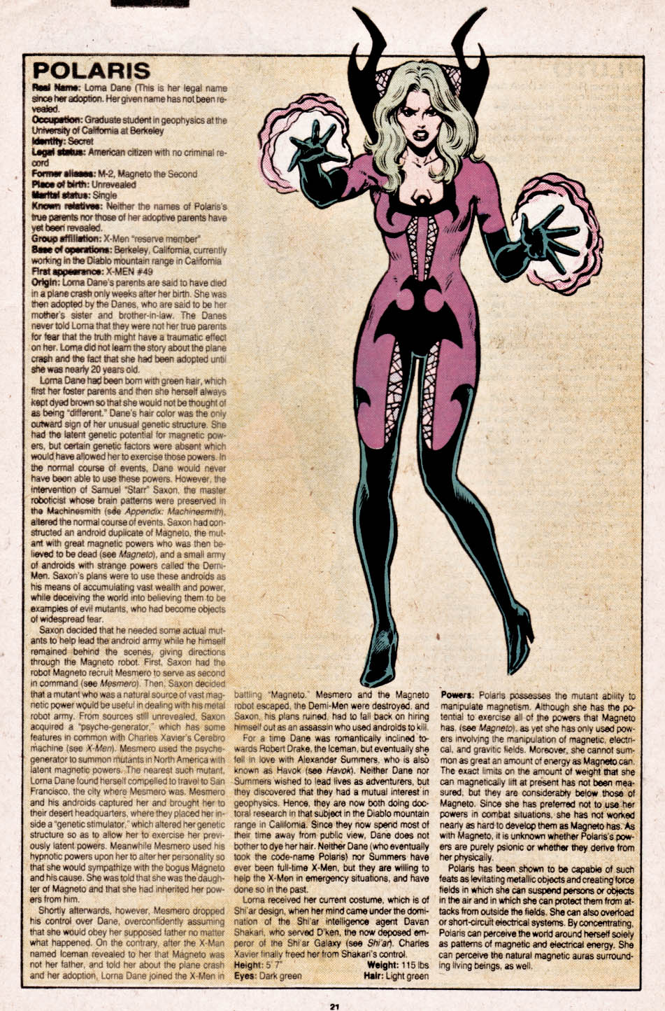 The Official Handbook of the Marvel Universe issue 8 - Page 22