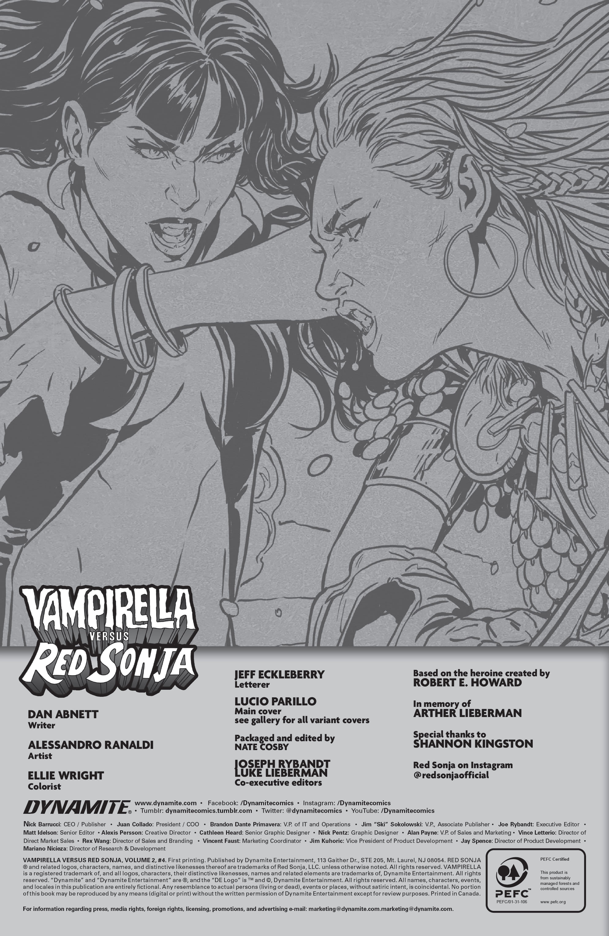 Read online Vampirella Vs. Red Sonja comic -  Issue #4 - 6