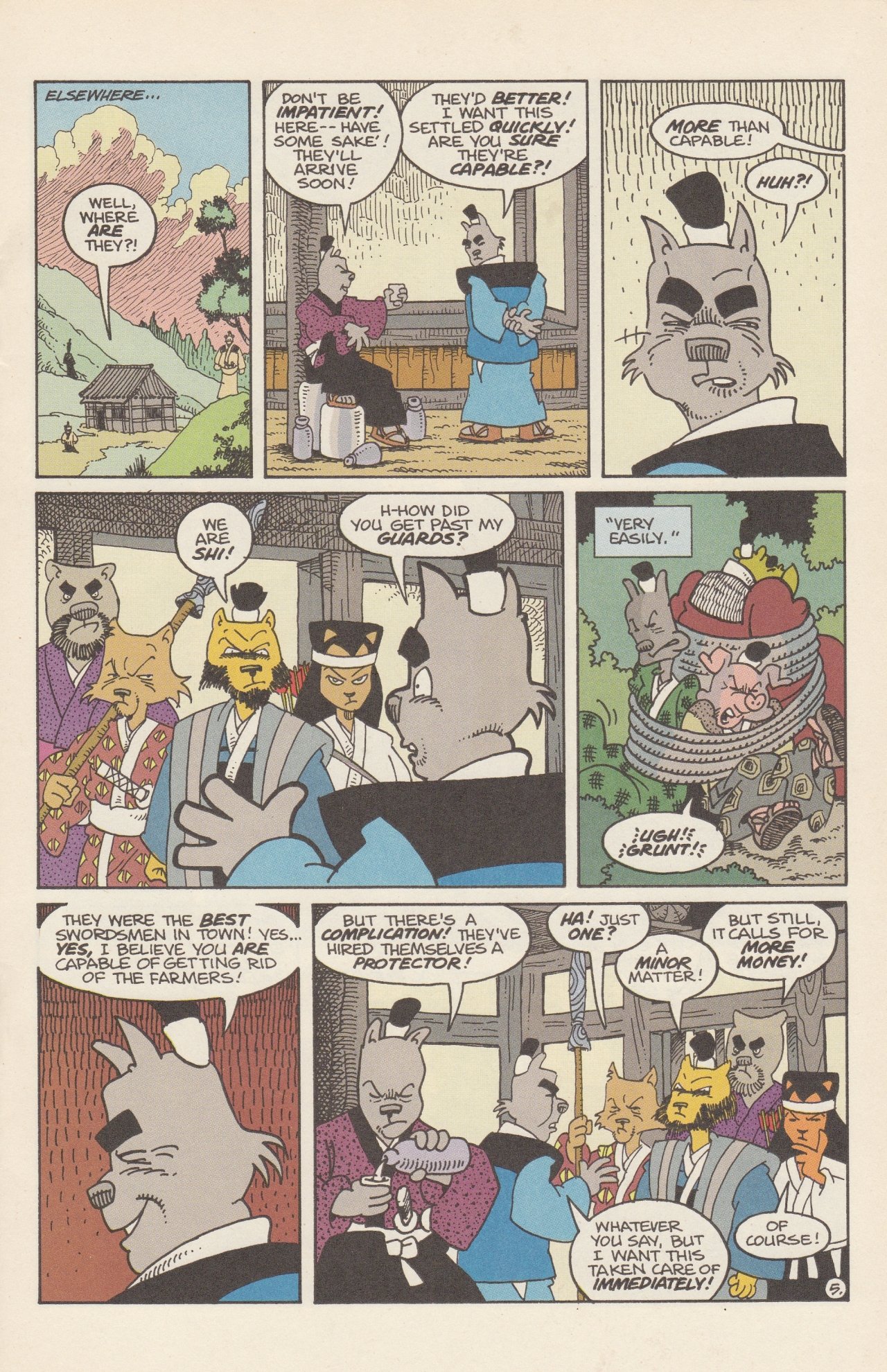 Read online Usagi Yojimbo (1993) comic -  Issue #5 - 7