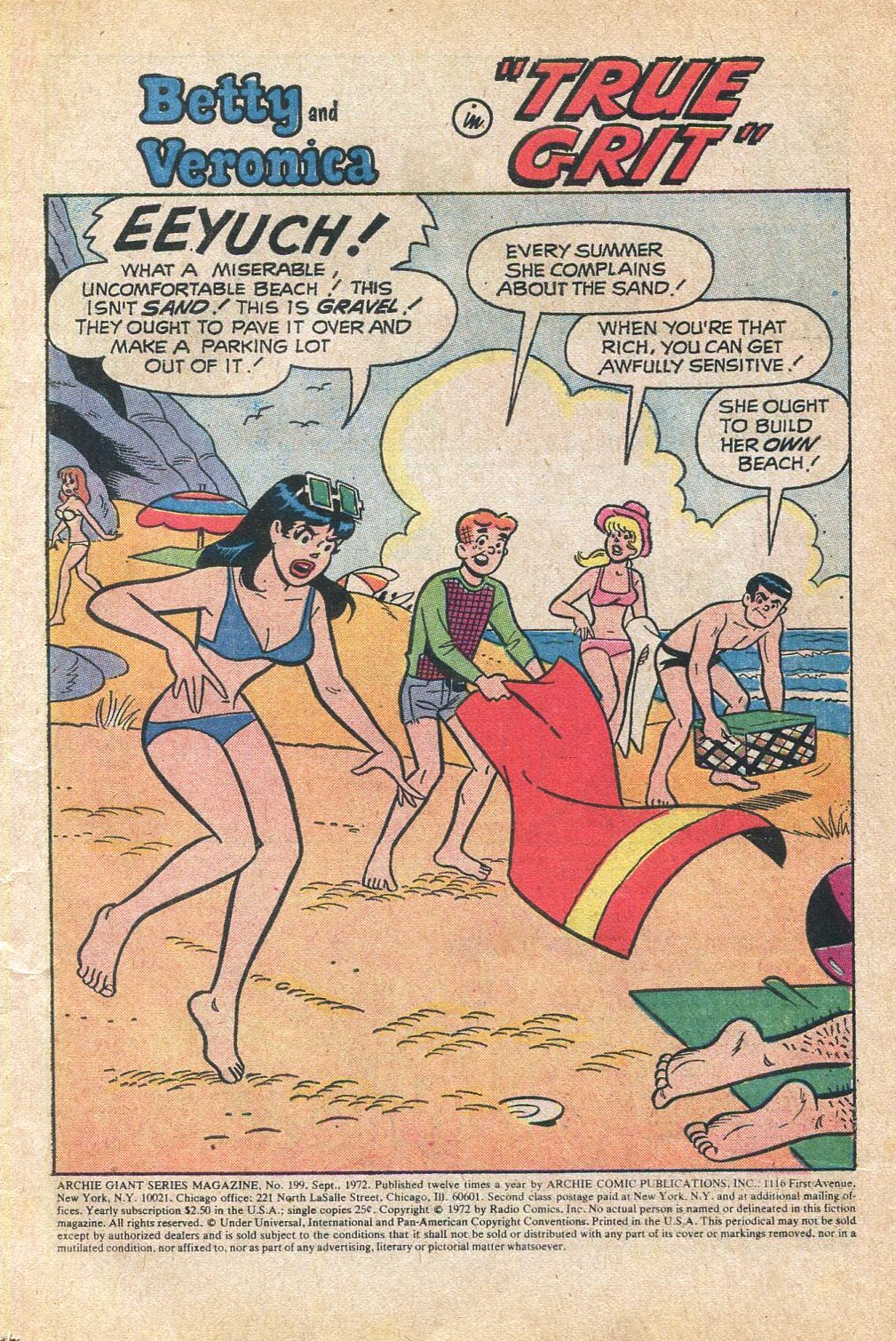 Read online Archie Giant Series Magazine comic -  Issue #199 - 3
