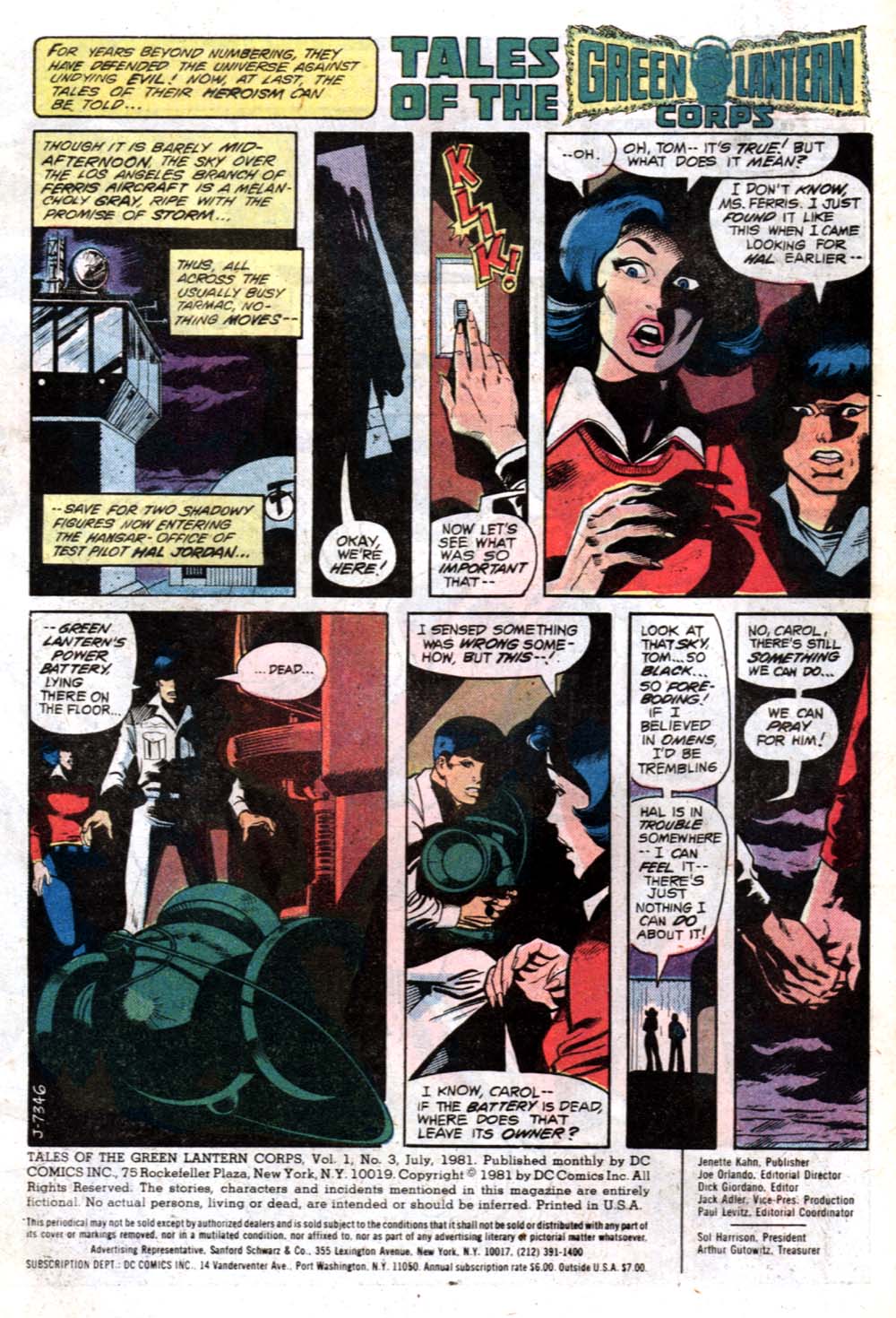 Read online Tales of the Green Lantern Corps comic -  Issue #3 - 2