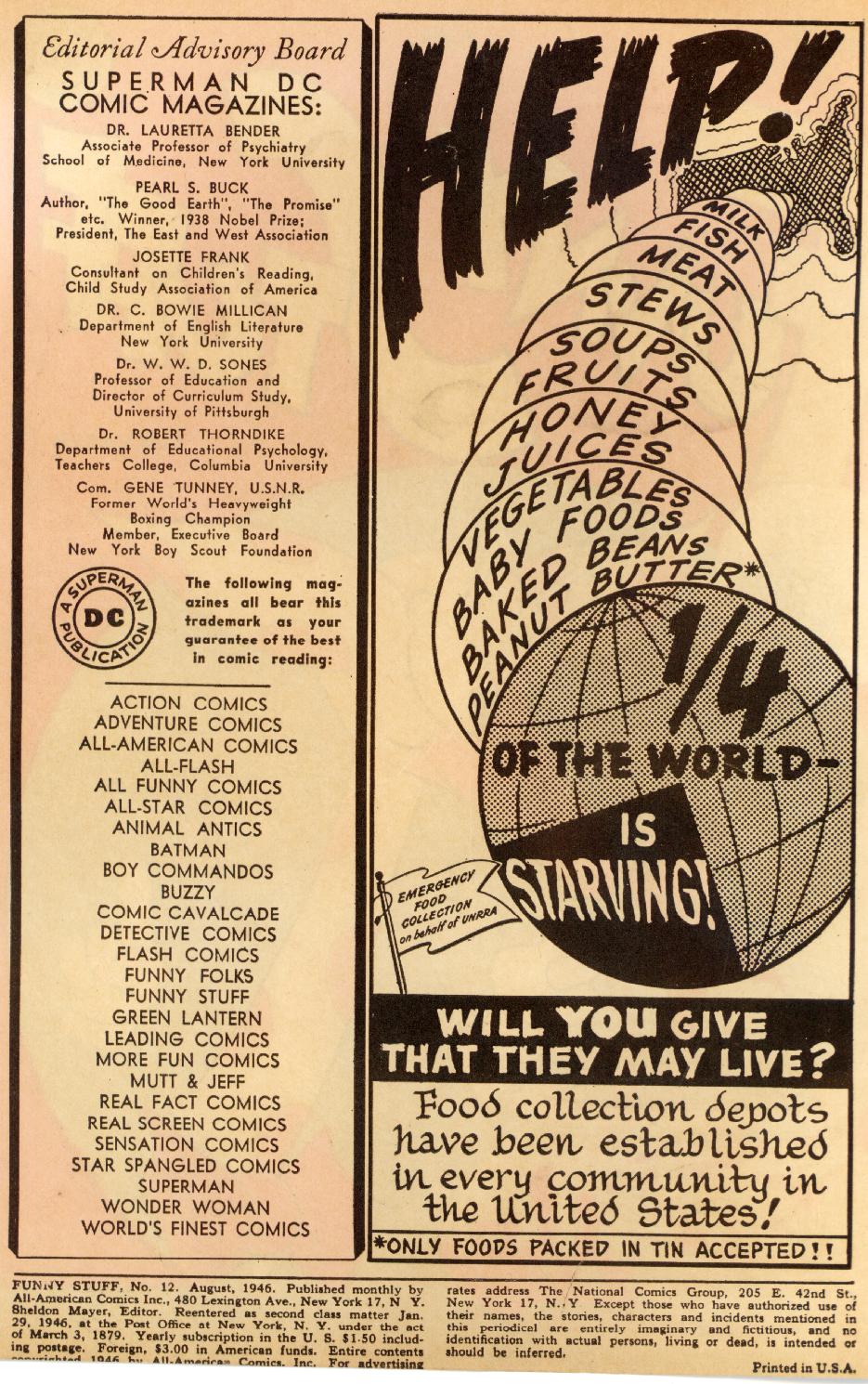 Read online Funny Stuff comic -  Issue #12 - 2